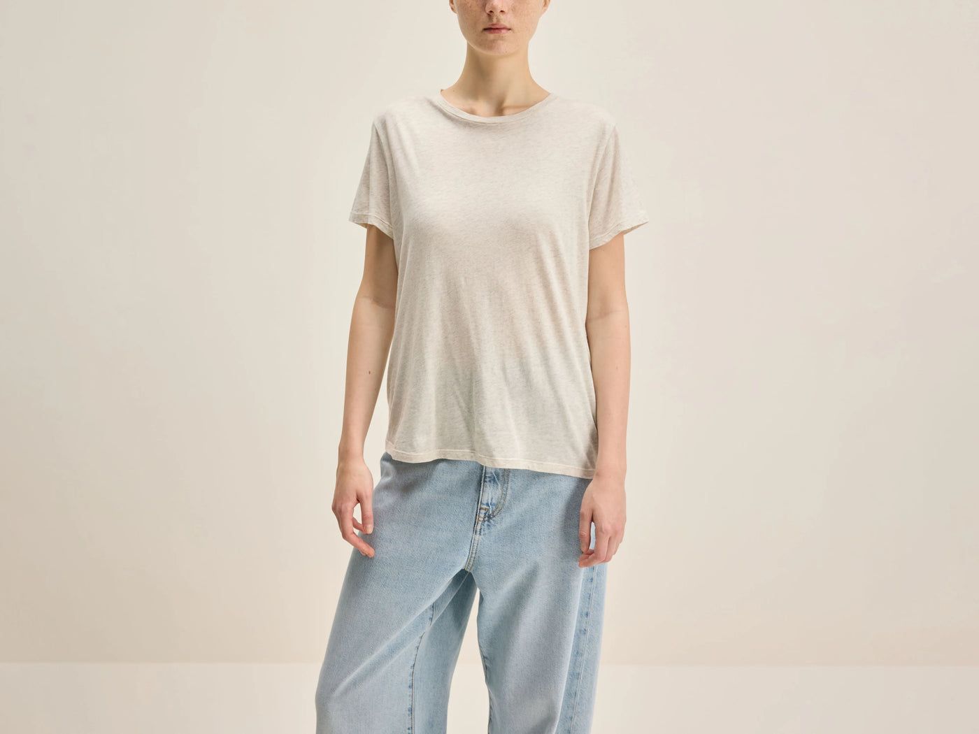Bellerose | T-shirt Covi Donna Oyster - Fabbrica Ski Sises