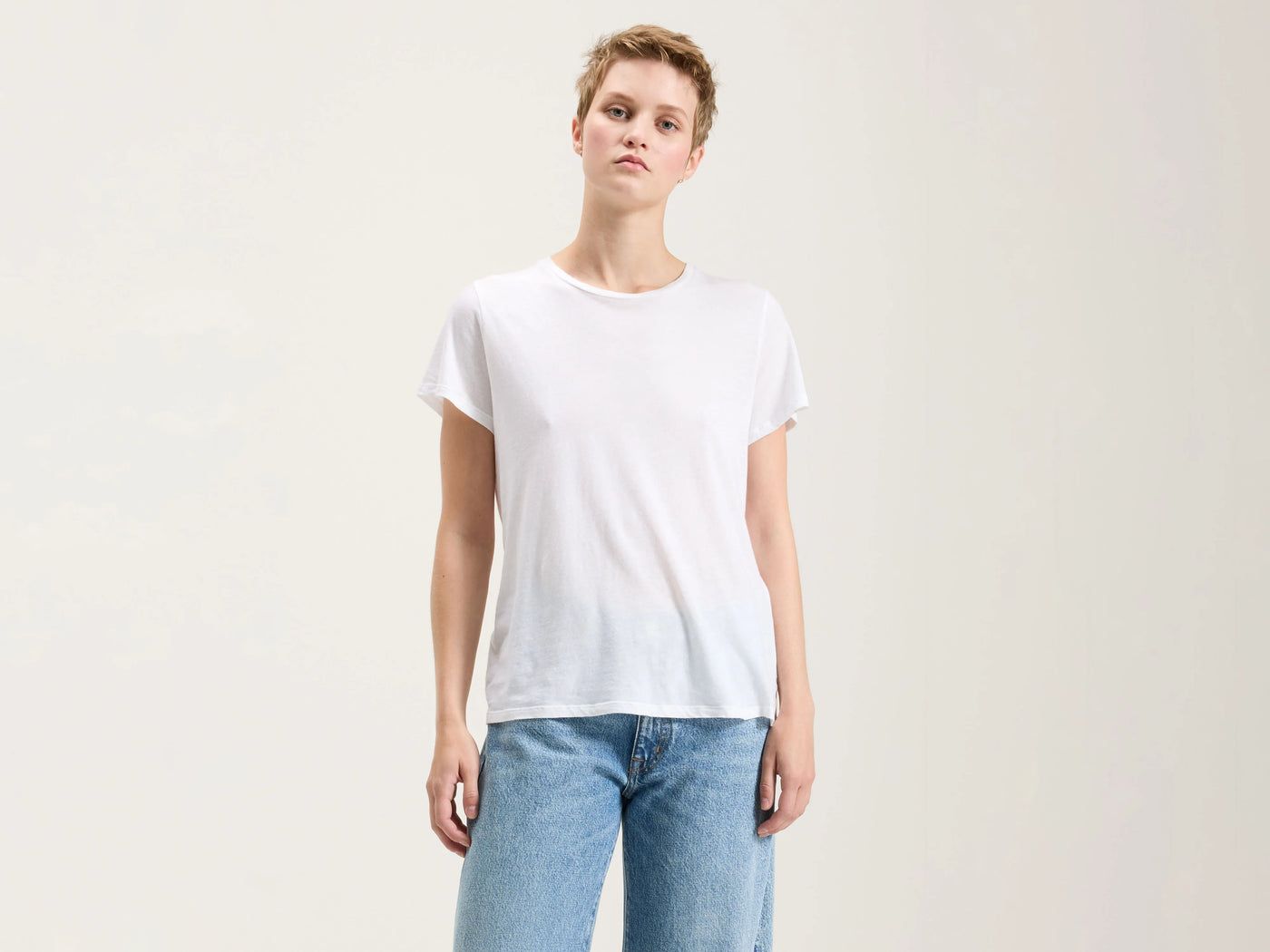 Bellerose | T-shirt Covi Donna White - Fabbrica Ski Sises