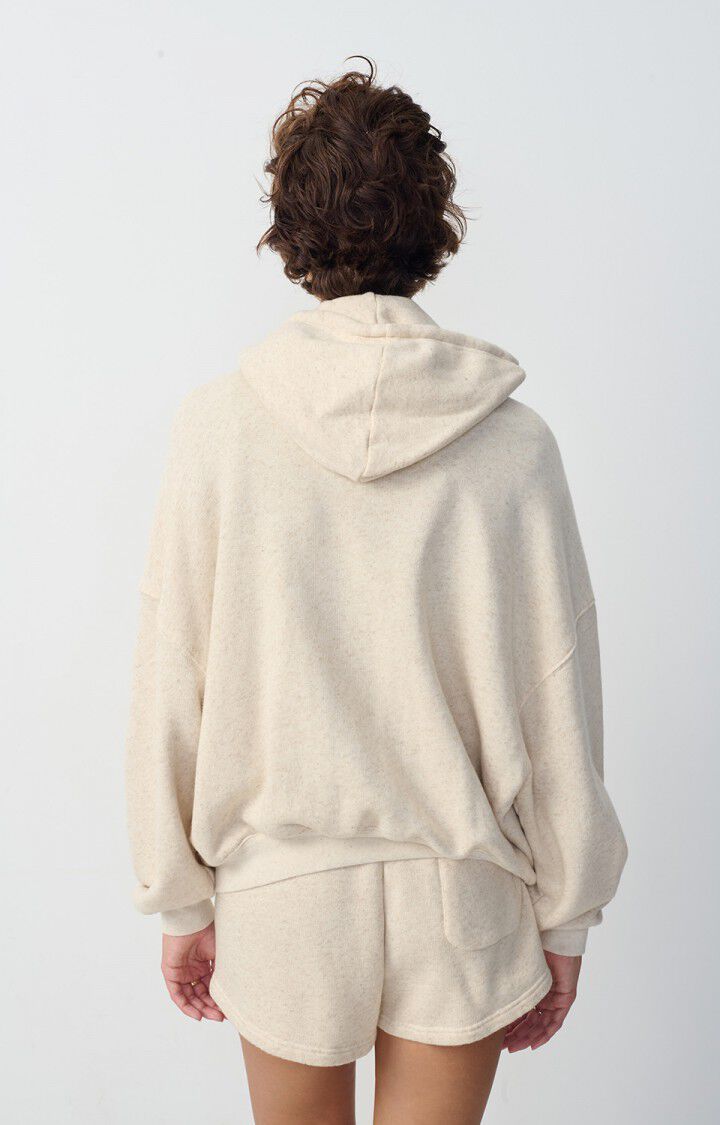 American Vintage | Maglia Itonay Full Zip Donna Ecru - Fabbrica Ski Sises