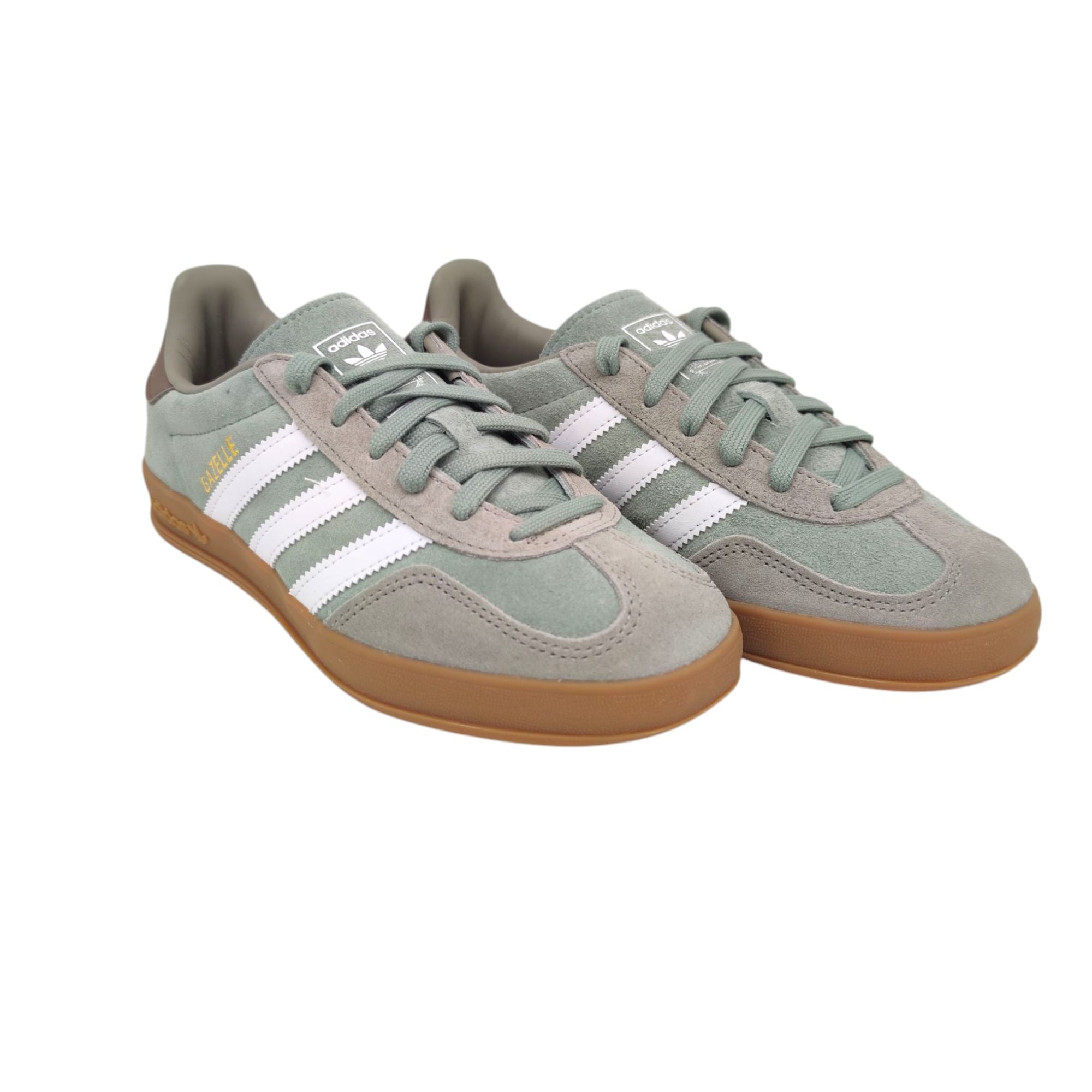 Adidas | Scarpe Gazelle Indoor Silver/Silver Green/Footwear White - Fabbrica Ski Sises