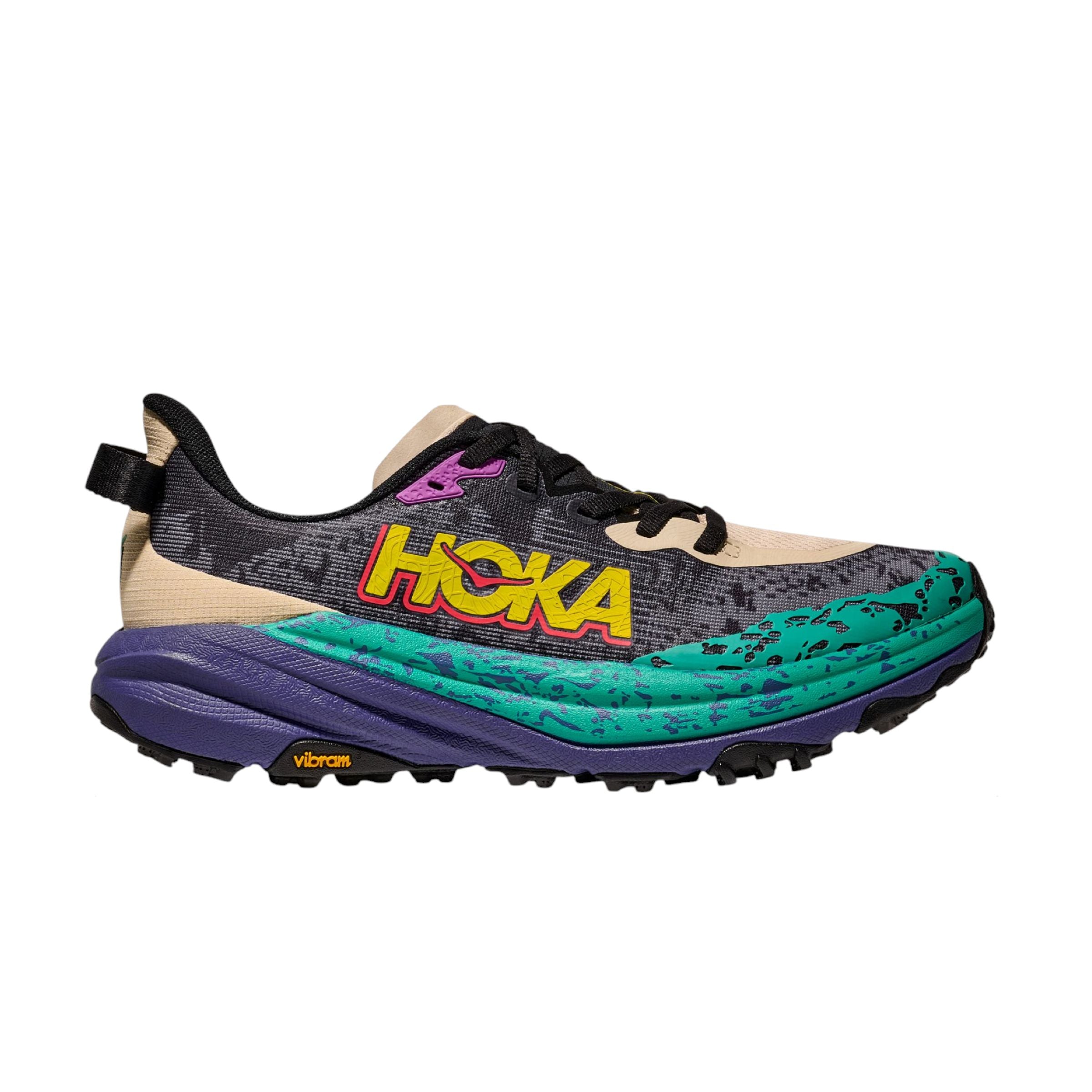 Hoka | Scarpe Speedgoat 6 Uomo Oatmeal/Mountain Iris - Fabbrica Ski Sises