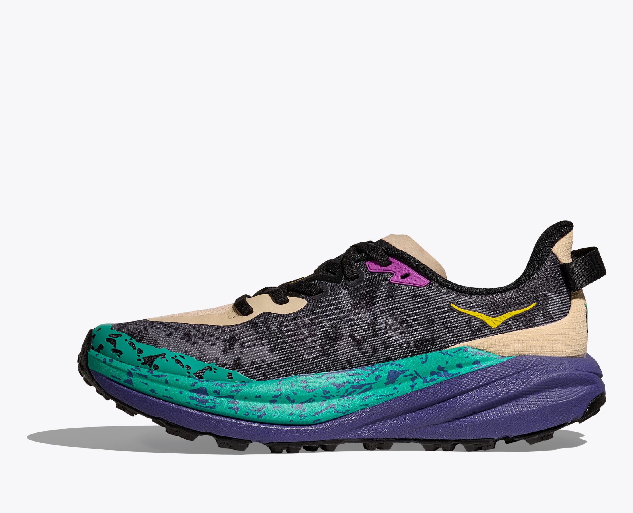 Hoka | Scarpe Speedgoat 6 Uomo Oatmeal/Mountain Iris - Fabbrica Ski Sises
