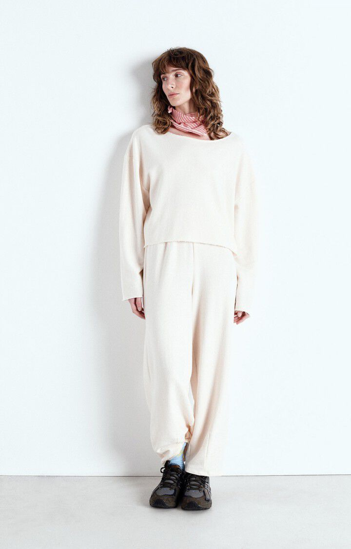 American Vintage | Maglia Ofybow Donna Shortbread Melange - Fabbrica Ski Sises