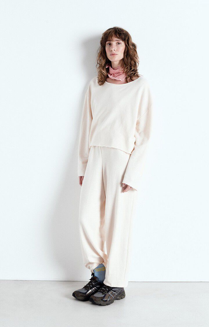 American Vintage | Maglia Ofybow Donna Shortbread Melange - Fabbrica Ski Sises