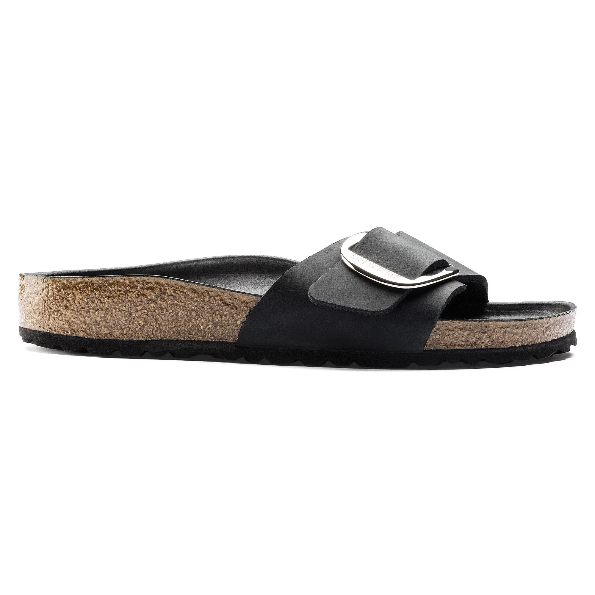 Birkenstock | Sandali Madrid Big Buckle Donna Black - Fabbrica Ski Sises