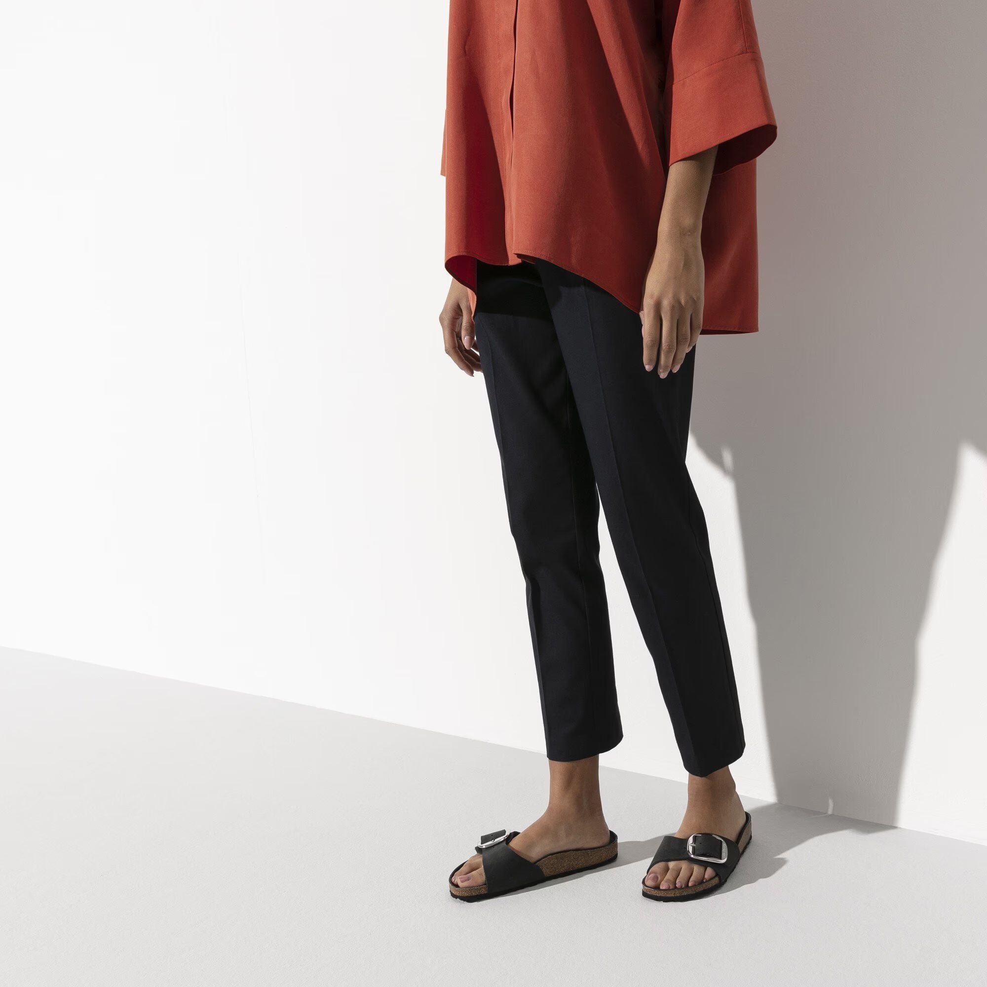 Birkenstock | Sandali Madrid Big Buckle Donna Black - Fabbrica Ski Sises