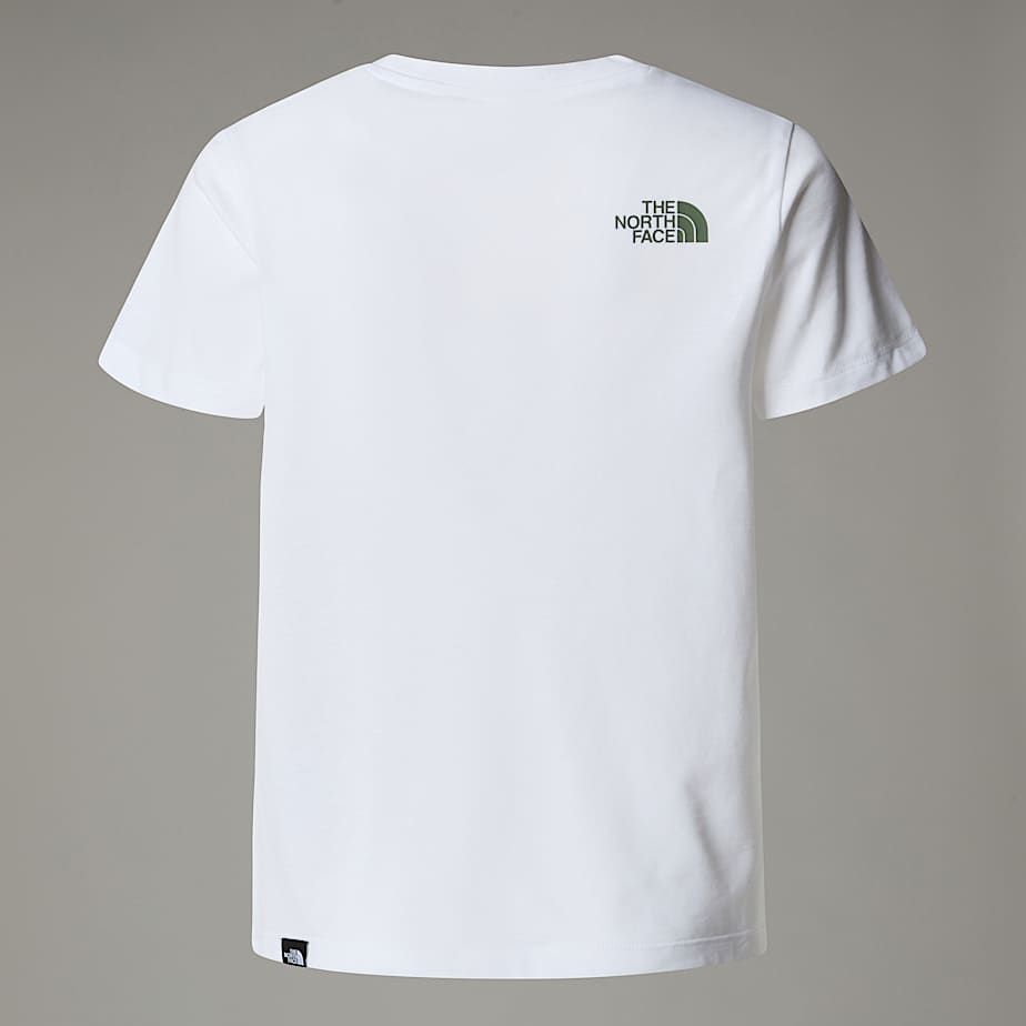The North Face | T-shirt Easy Bambino White/Duck Green - Fabbrica Ski Sises