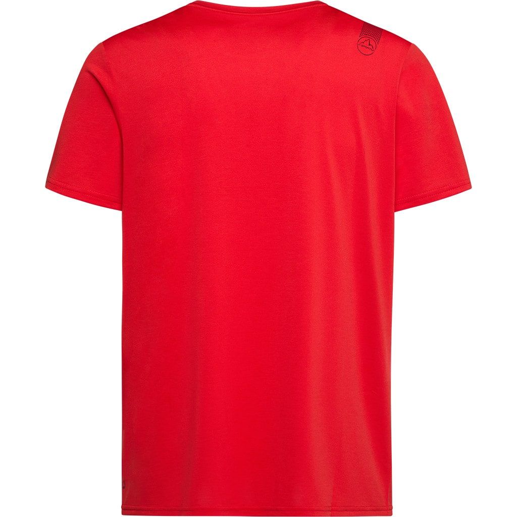 La Sportiva | T-shirt Tracer Uomo Mountain Red/Redwood - Fabbrica Ski Sises