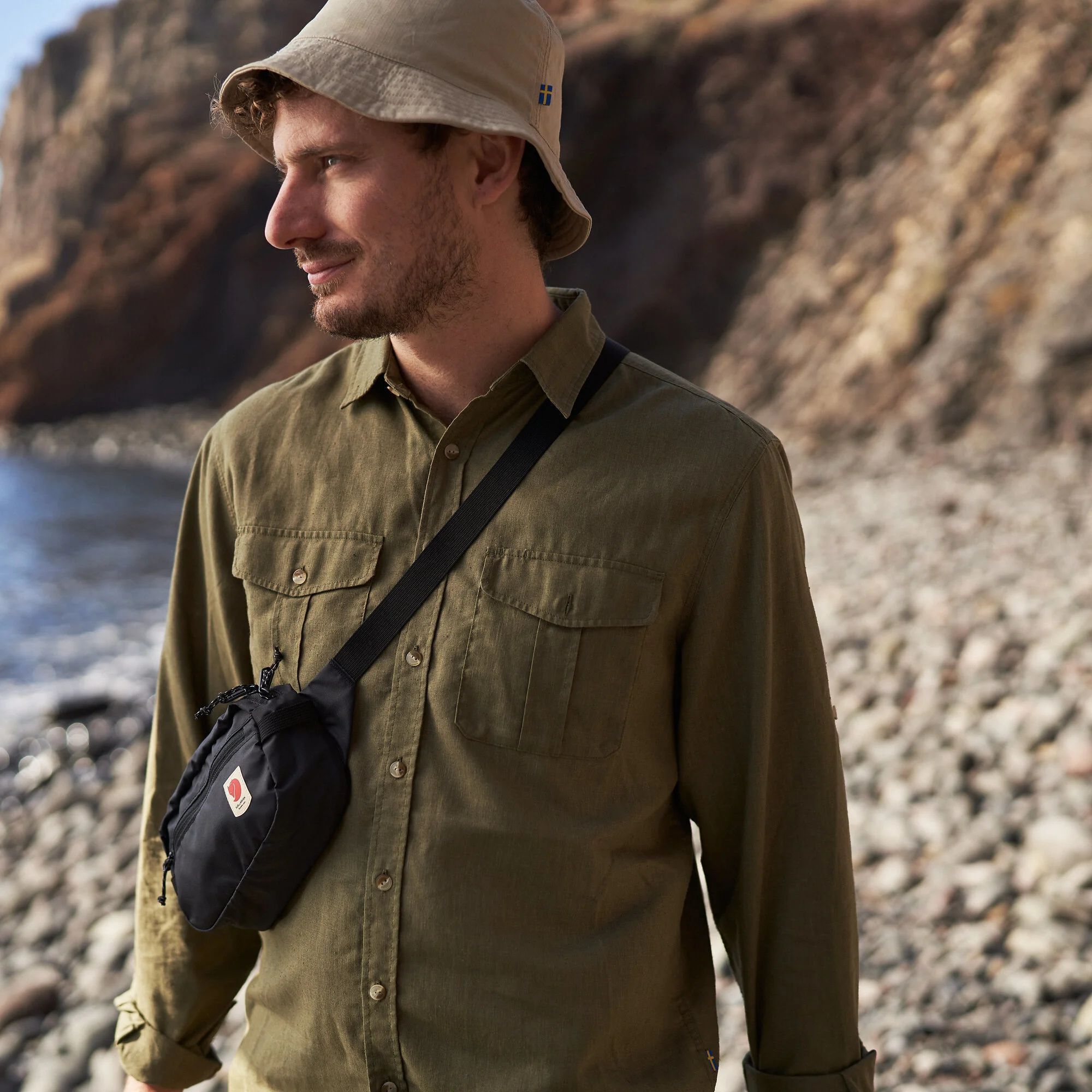 Fjallraven | Marsupio High Coast Black - Fabbrica Ski Sises