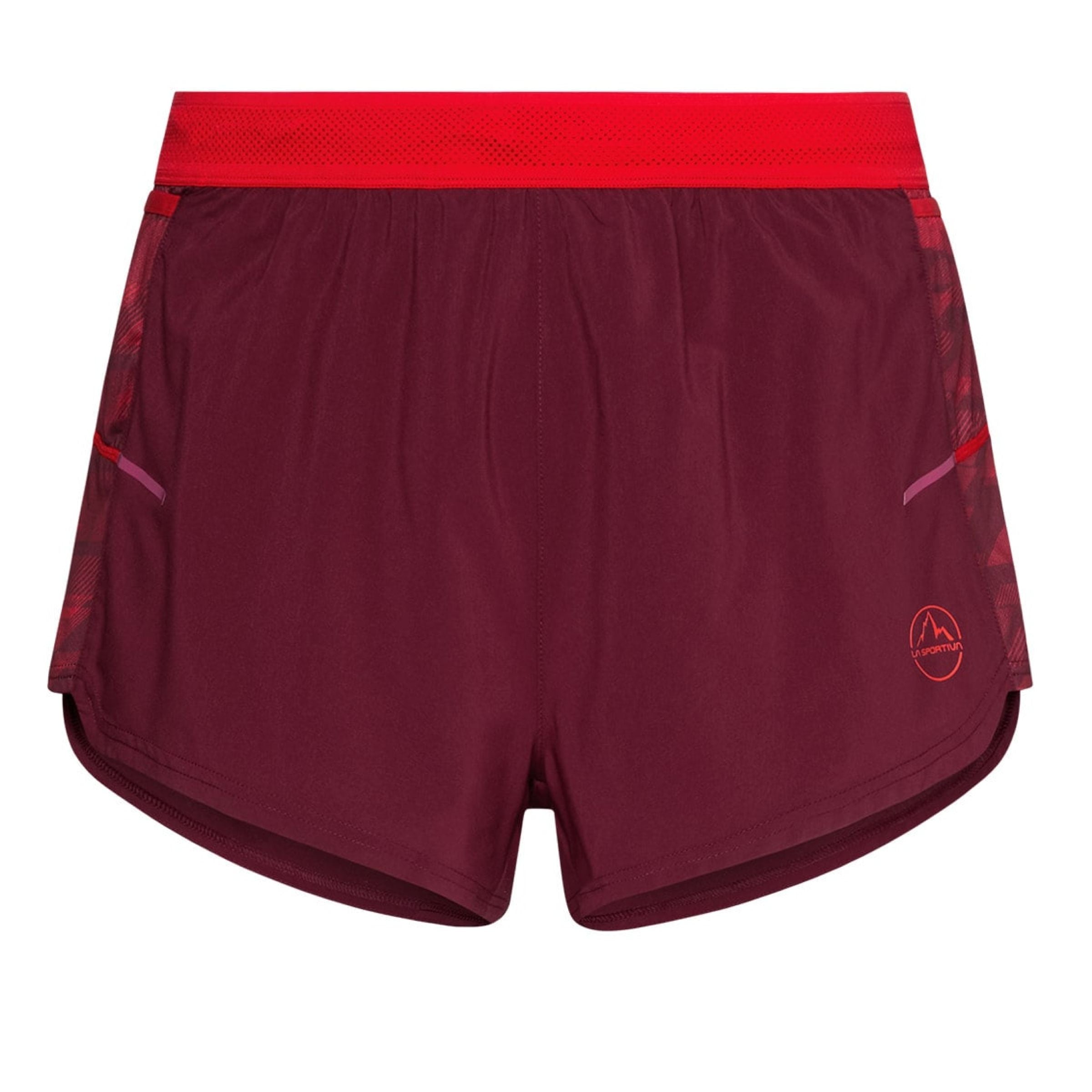 La Sportiva | Pantaloncini Auster Uomo Redwood/Muntain Red - Fabbrica Ski Sises