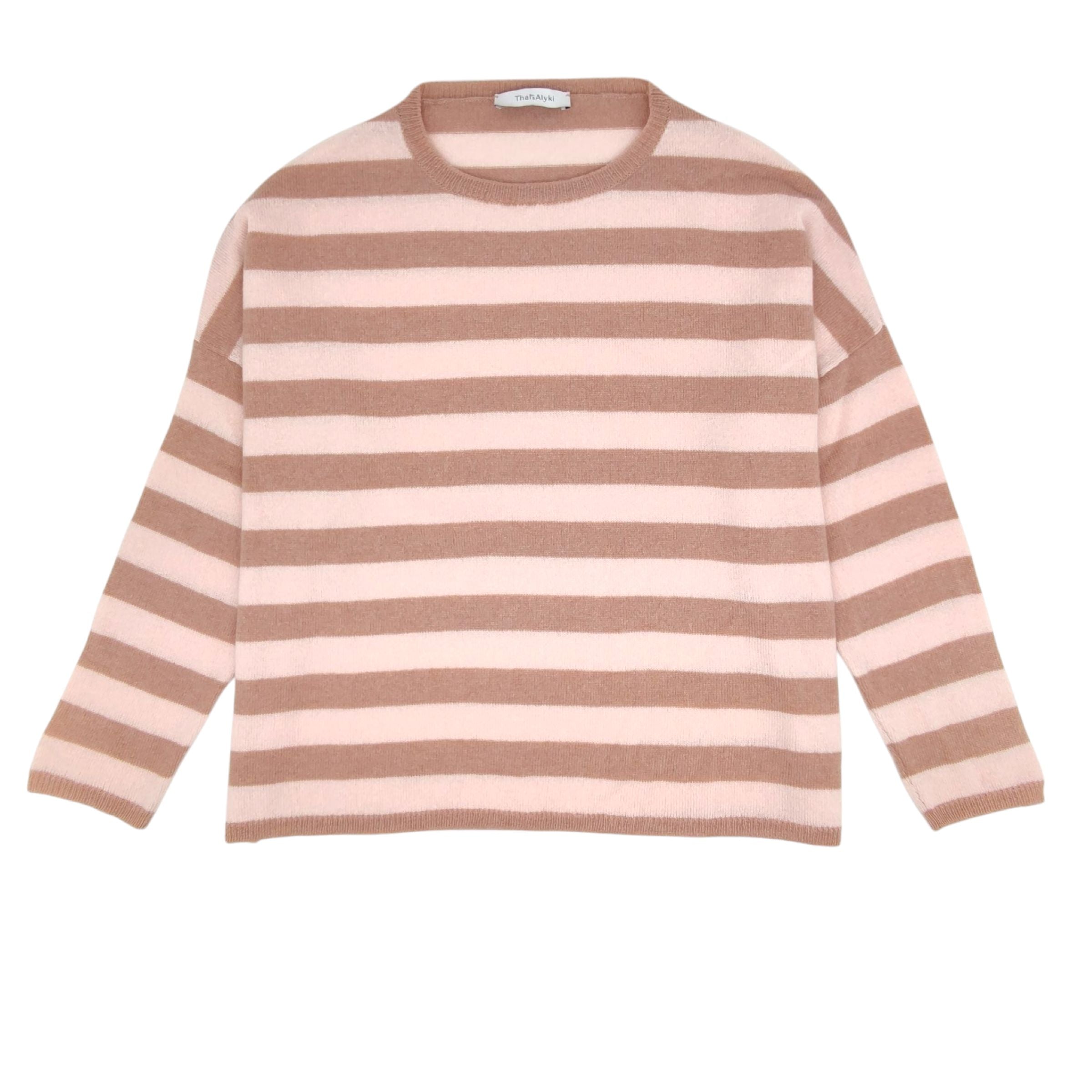 Alyki Cashmere | Maglia Sophie Donna Cipria/Rose - Fabbrica Ski Sises