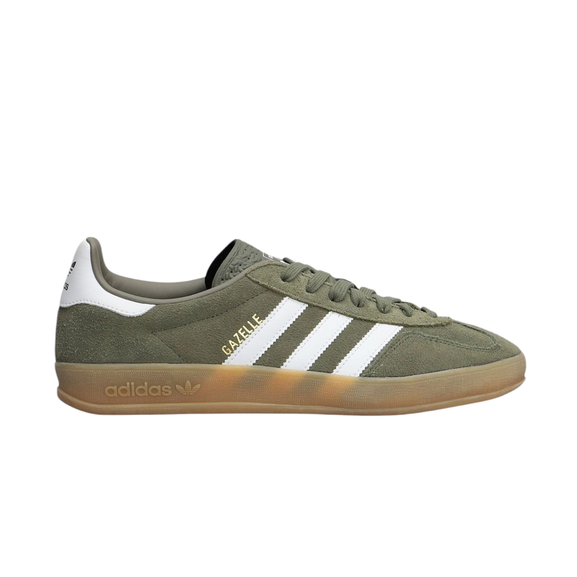 Adidas | Scarpe Gazelle Indoor Olive/Footwear White/Goold Meet - Fabbrica Ski Sises