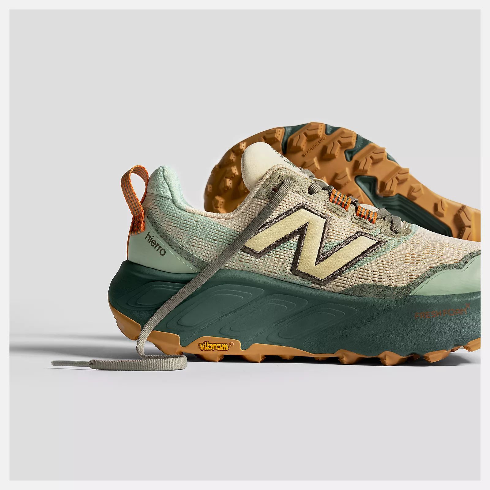 New Balance | Scarpe Fresh Foam X Hierro v9 Donna Calcium/Dark Juniper - Fabbrica Ski Sises
