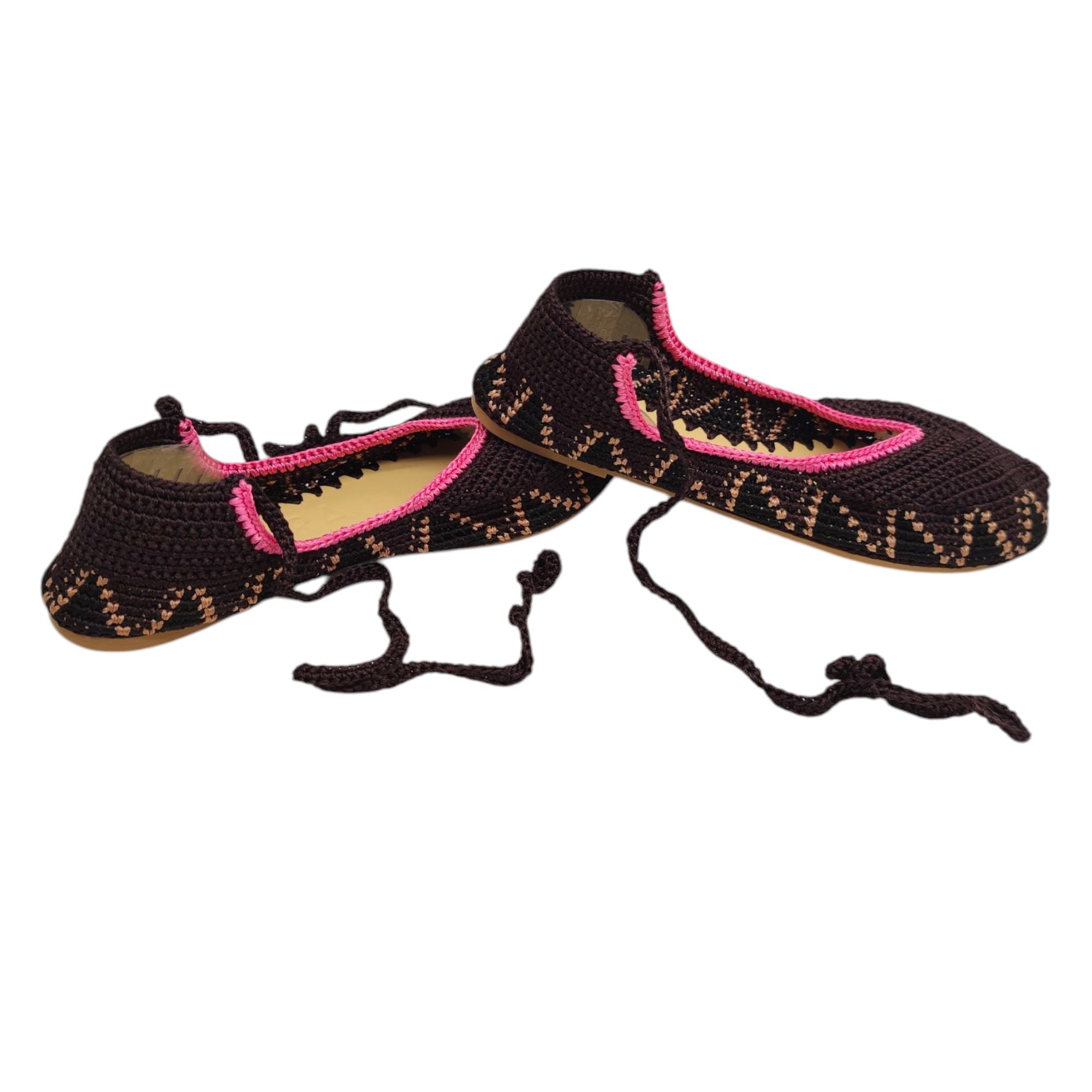Kashura | Scarpe Ballerina High Donna Coffee Brown - Fabbrica Ski Sises