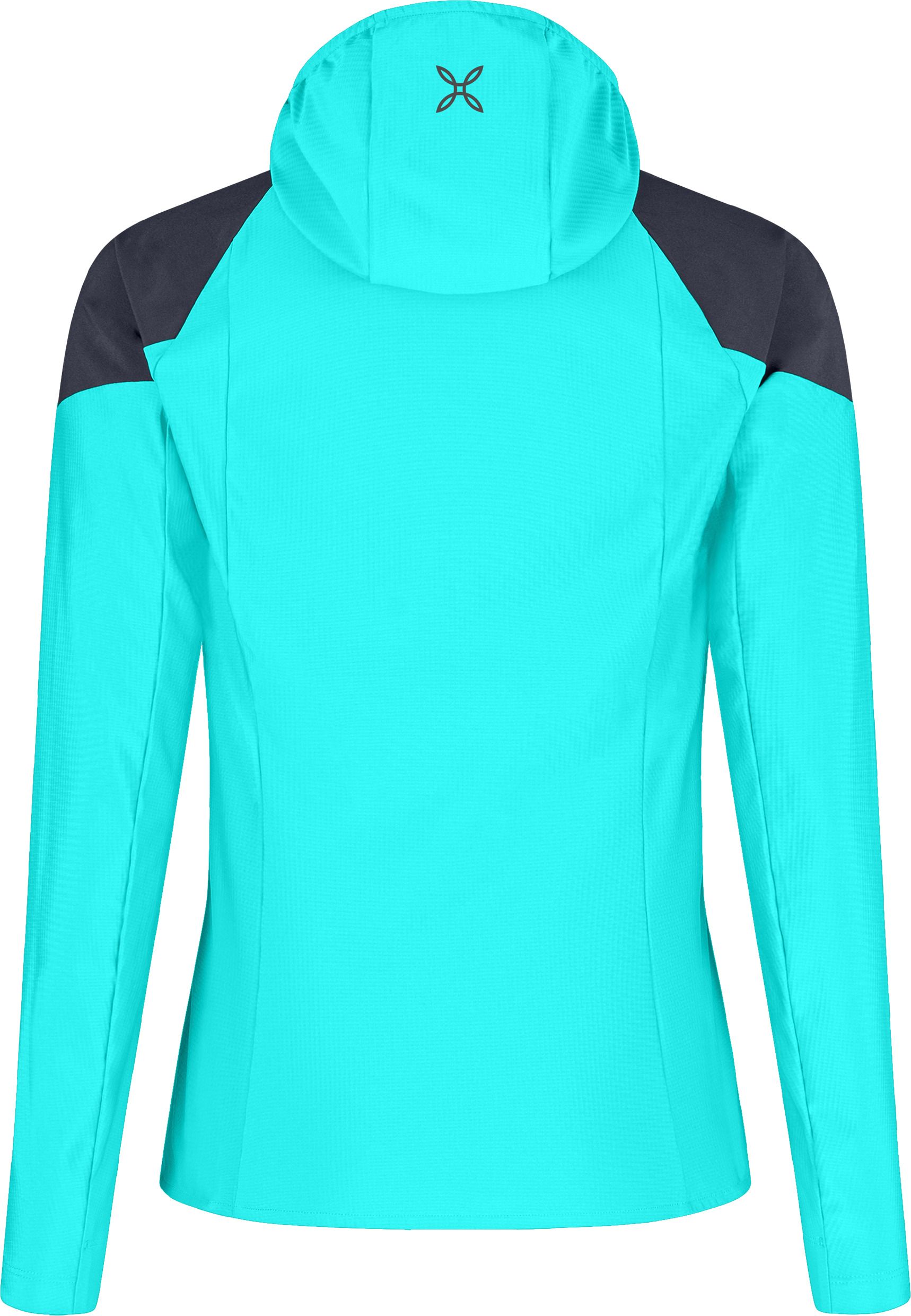 Montura | Maglia Spitze Hooded Donna Turquoise/Graphite Blue - Fabbrica Ski Sises