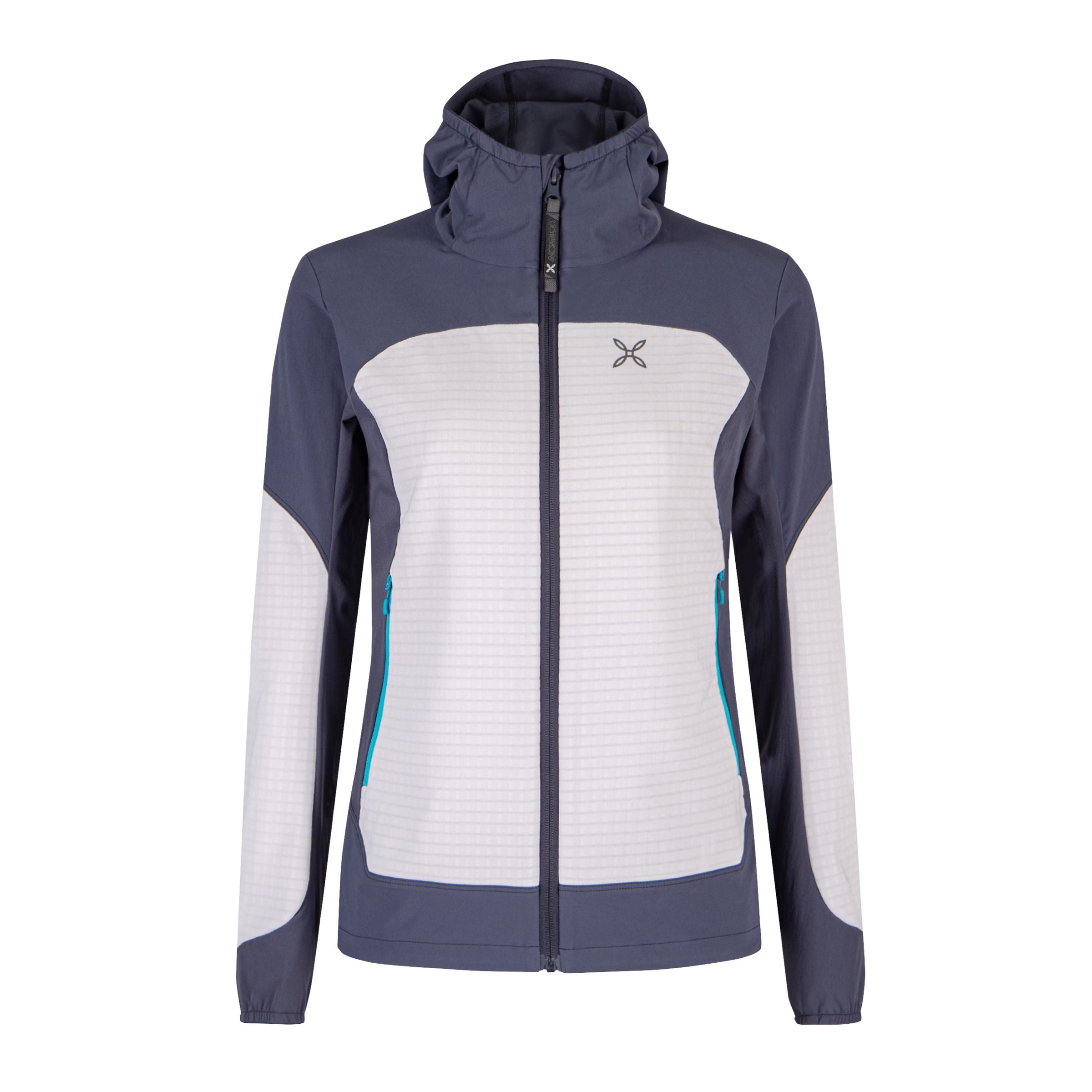 Montura | Giacca Seed Hooded Donna Quite Grey/Graphite Blue - Fabbrica Ski Sises
