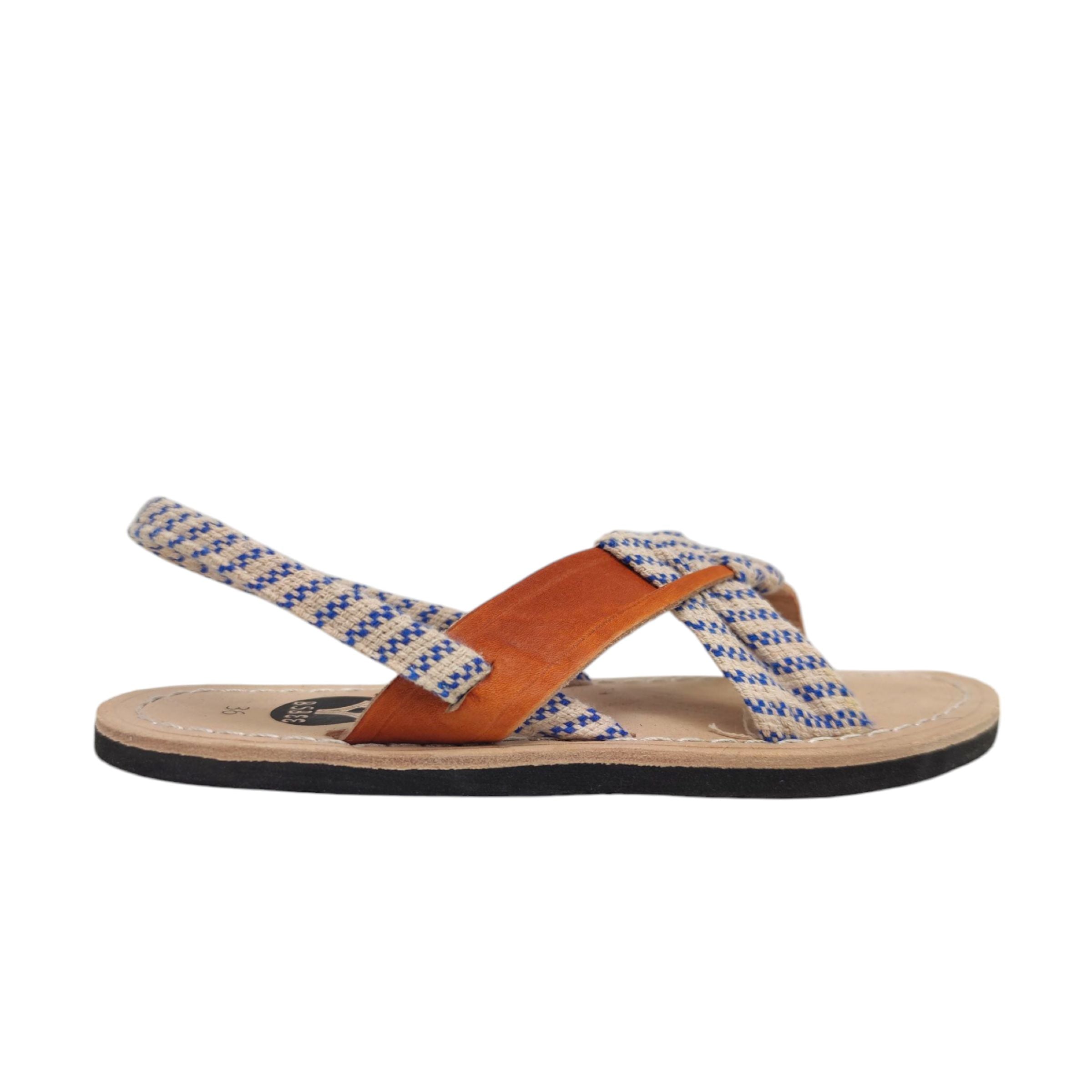 Bsbee | Sandali Campesinos Donna Nevy/Natural - Fabbrica Ski Sises