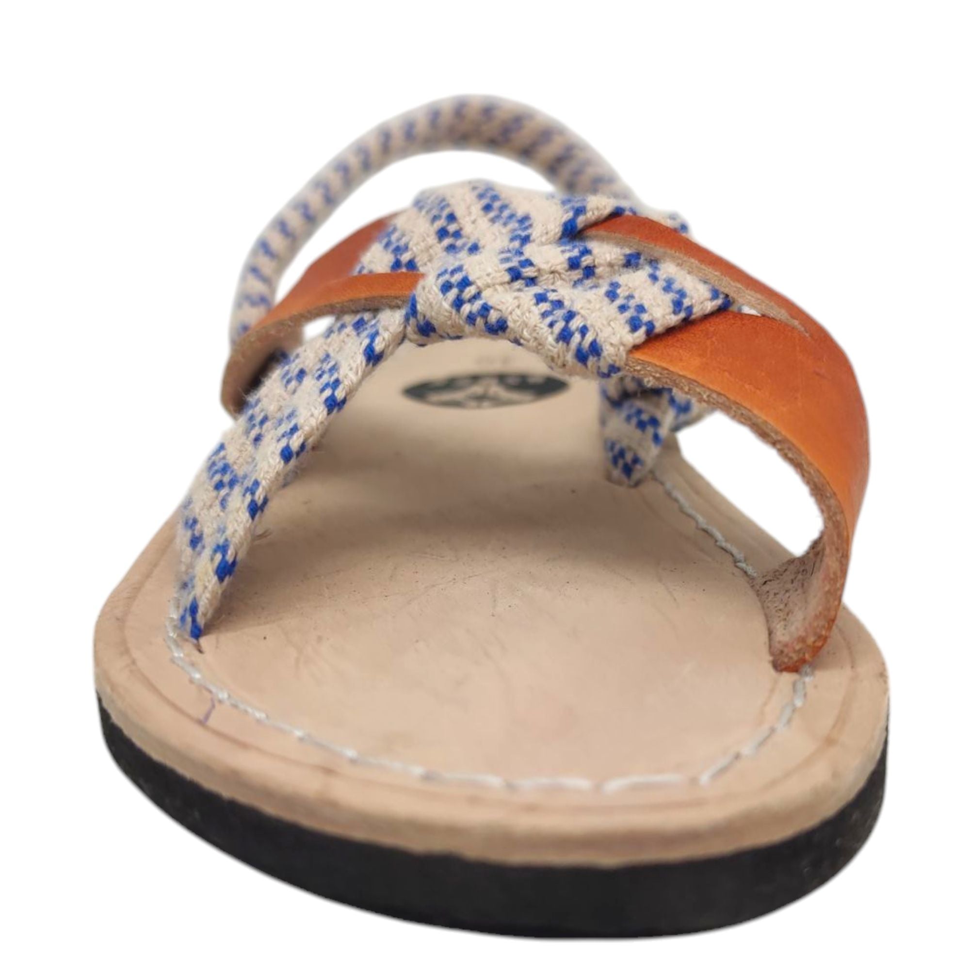Bsbee | Sandali Campesinos Donna Nevy/Natural - Fabbrica Ski Sises