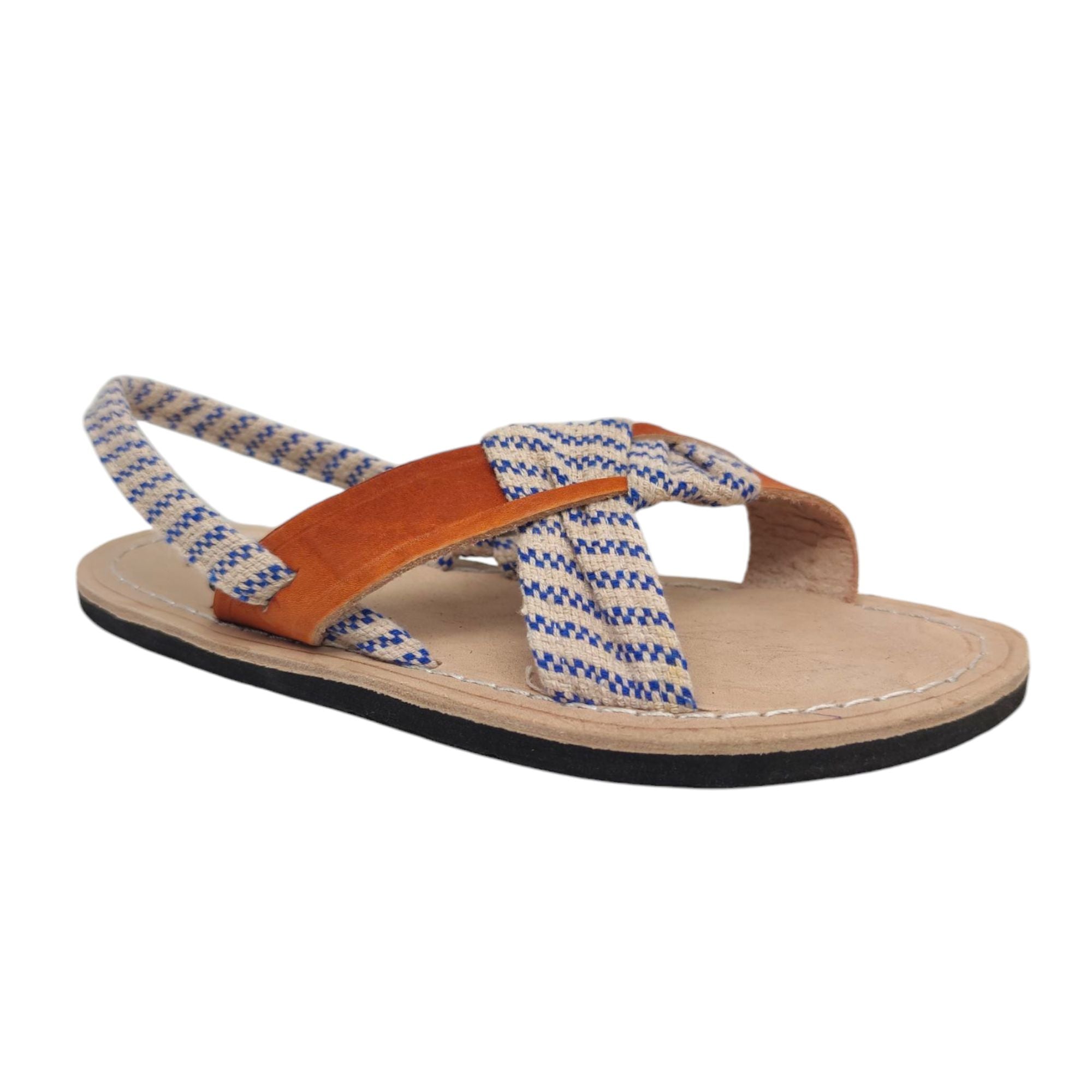 Bsbee | Sandali Campesinos Donna Nevy/Natural - Fabbrica Ski Sises