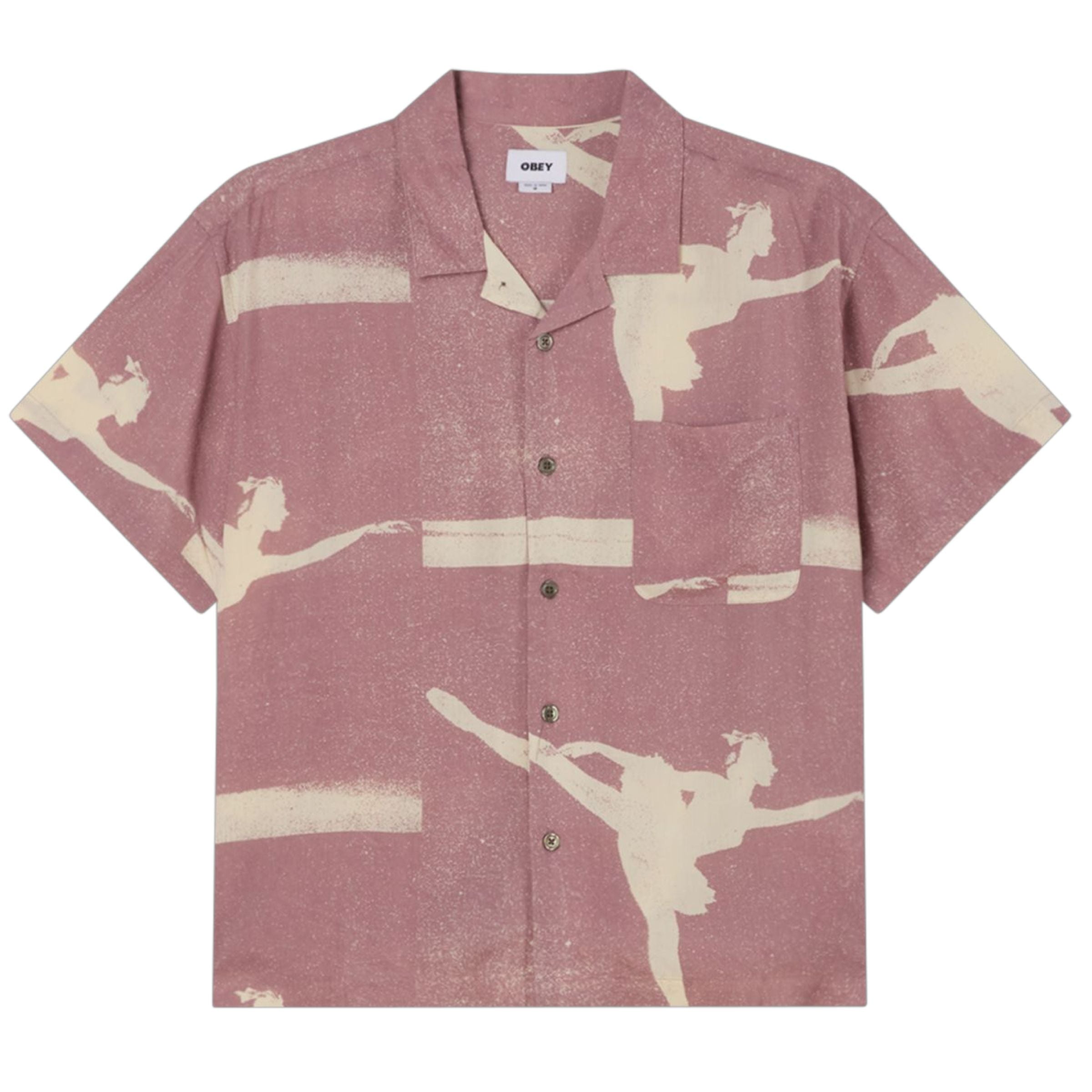 Obey | Camicia Jacques Uomo Mauve Multi - Fabbrica Ski Sises