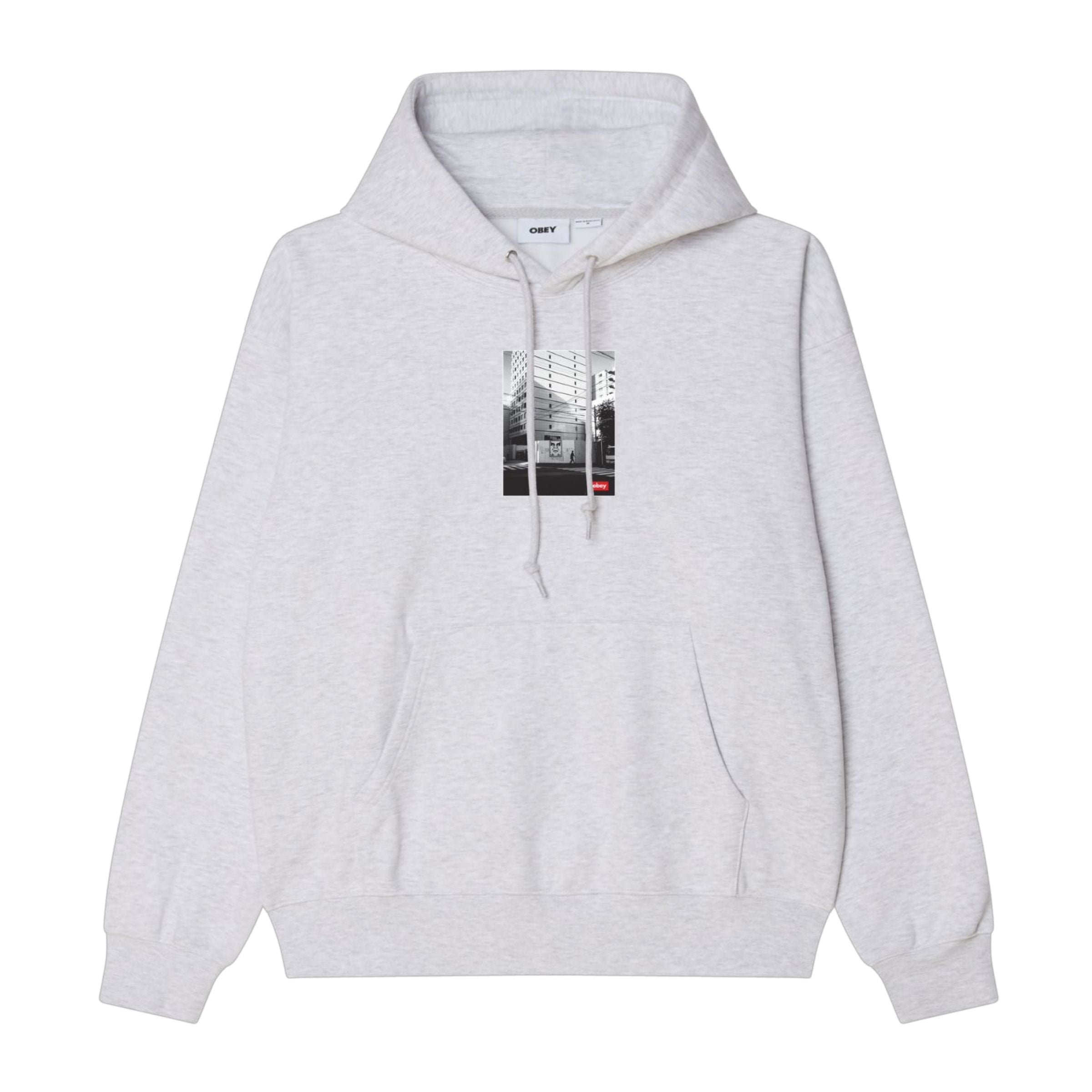 Obey | Maglia Osaka Photo Uomo Ash Grey - Fabbrica Ski Sises