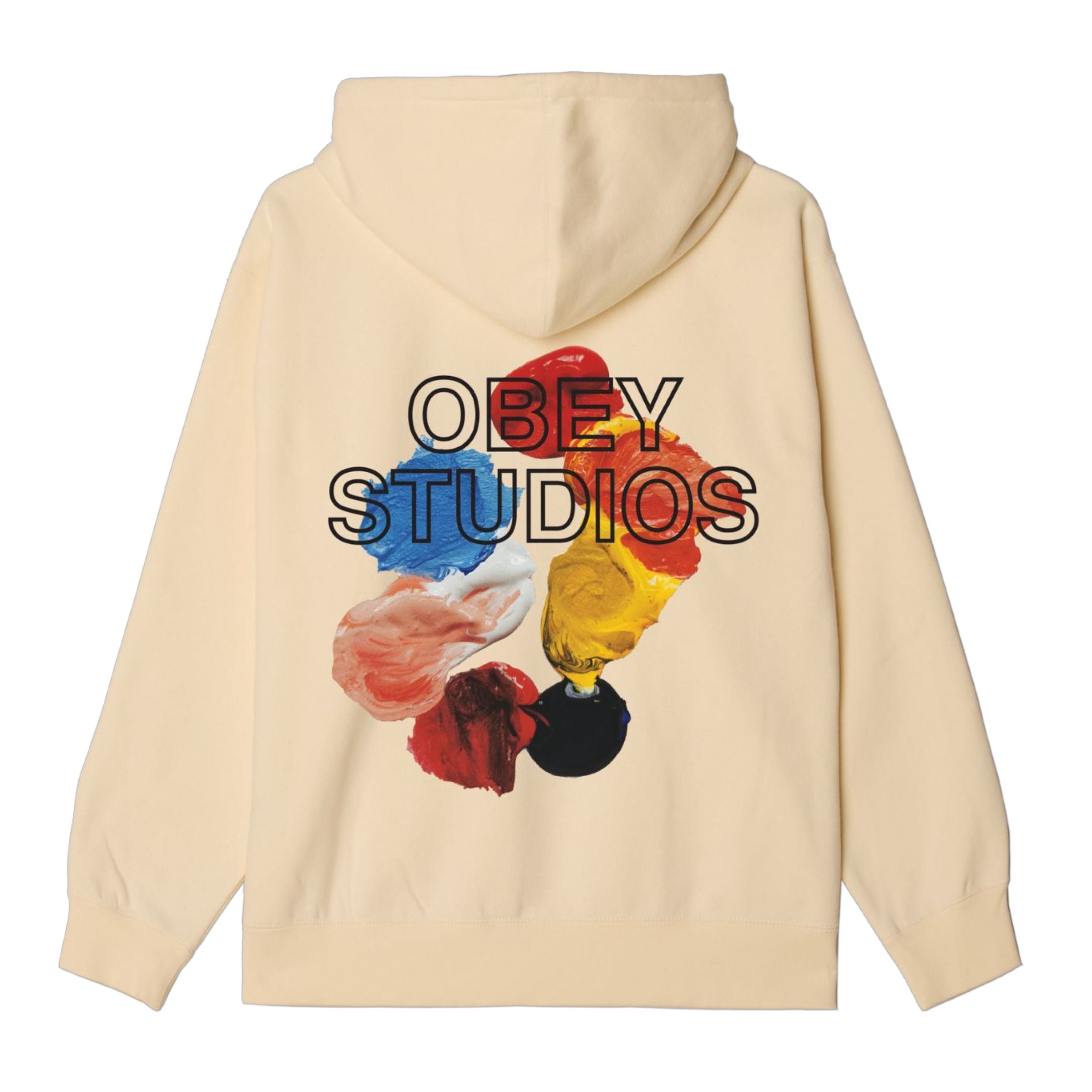 Obey | Maglia Studios Palette Uomo Unbleached - Fabbrica Ski Sises