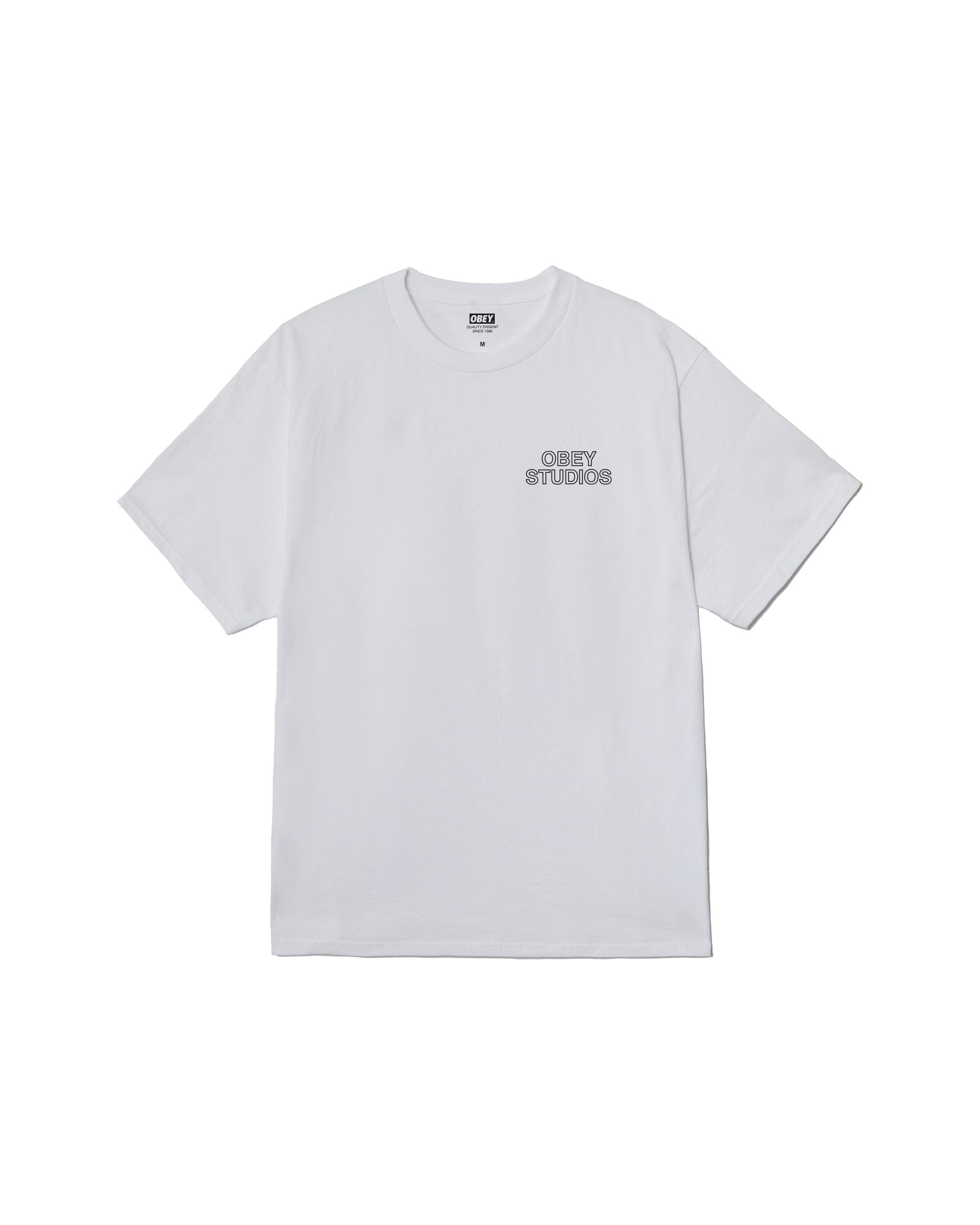 Obey | T-shirt Studios Palette Uomo White - Fabbrica Ski Sises