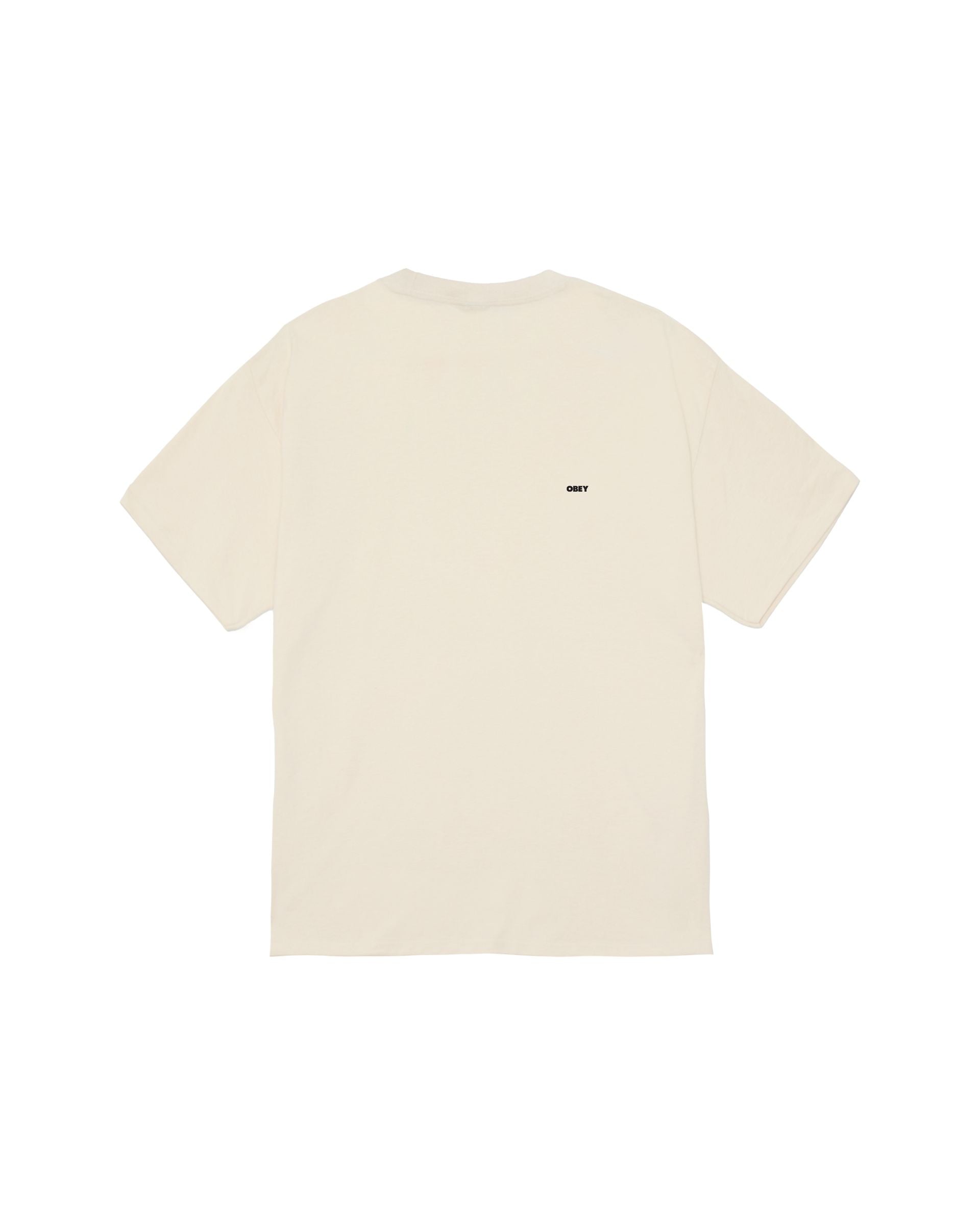 Obey | T-shirt Target Icon Uomo Cream - Fabbrica Ski Sises