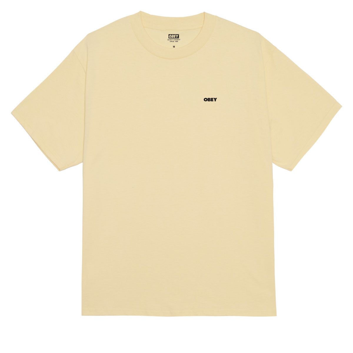 Obey | T-shirt Cosmic Noise Uomo Pale Yellow - Fabbrica Ski Sises