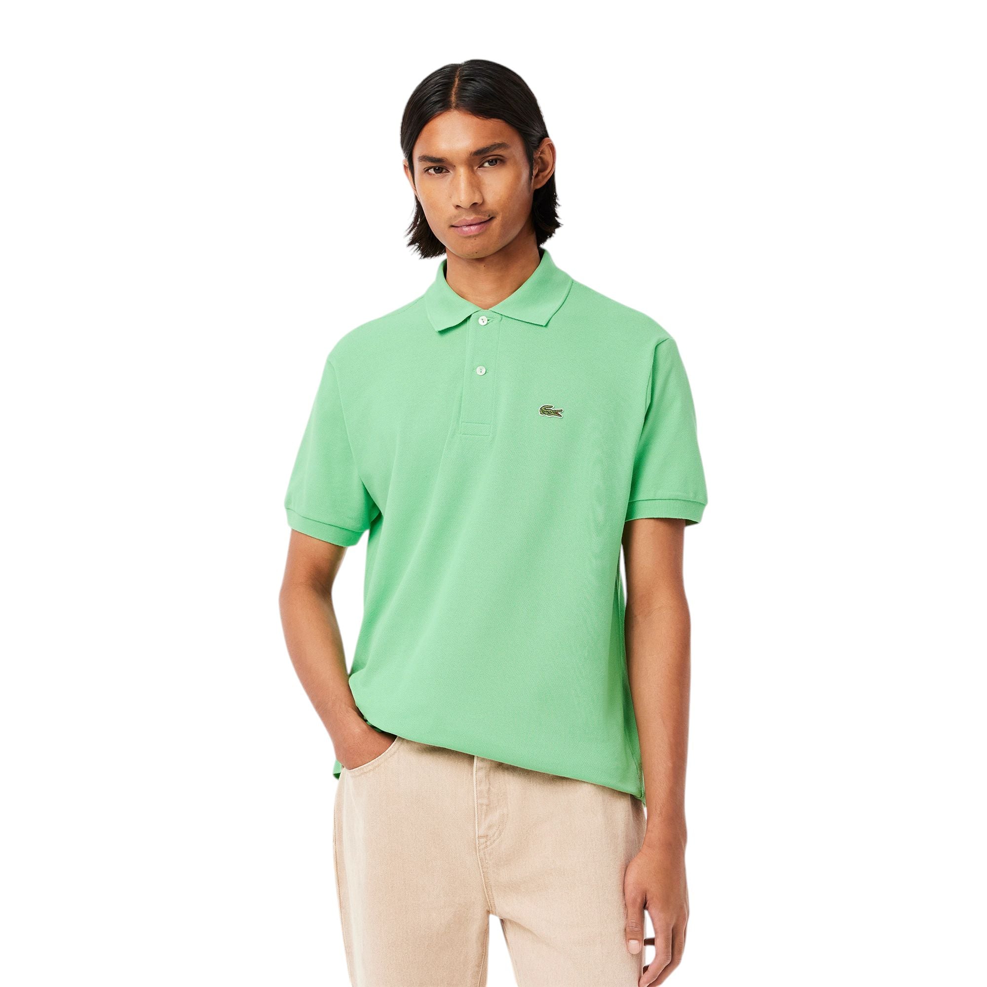 Lacoste | Polo Classic Fit Uomo Verde Lime - Fabbrica Ski Sises
