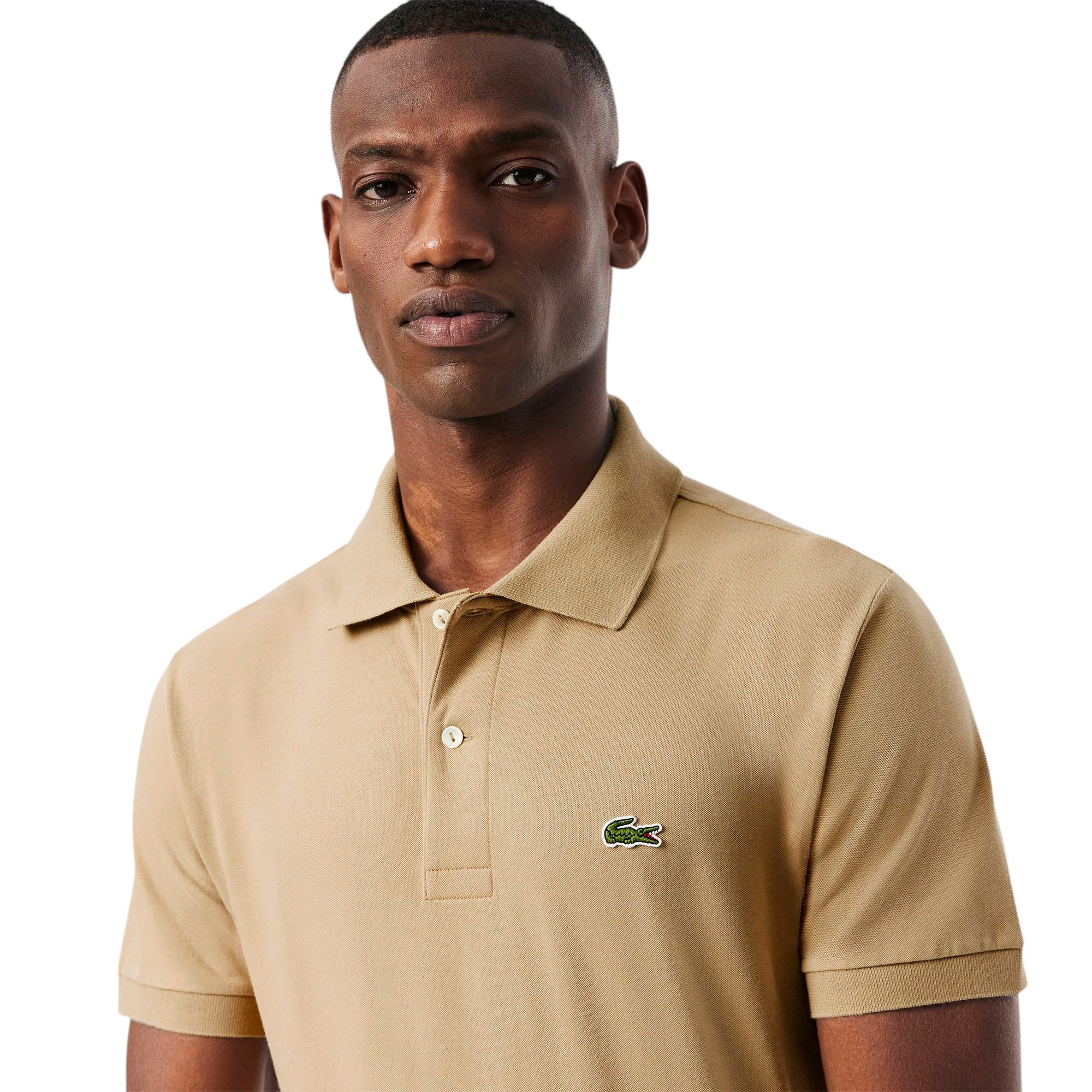 Lacoste | Polo Classic Fit Uomo Beige - Fabbrica Ski Sises