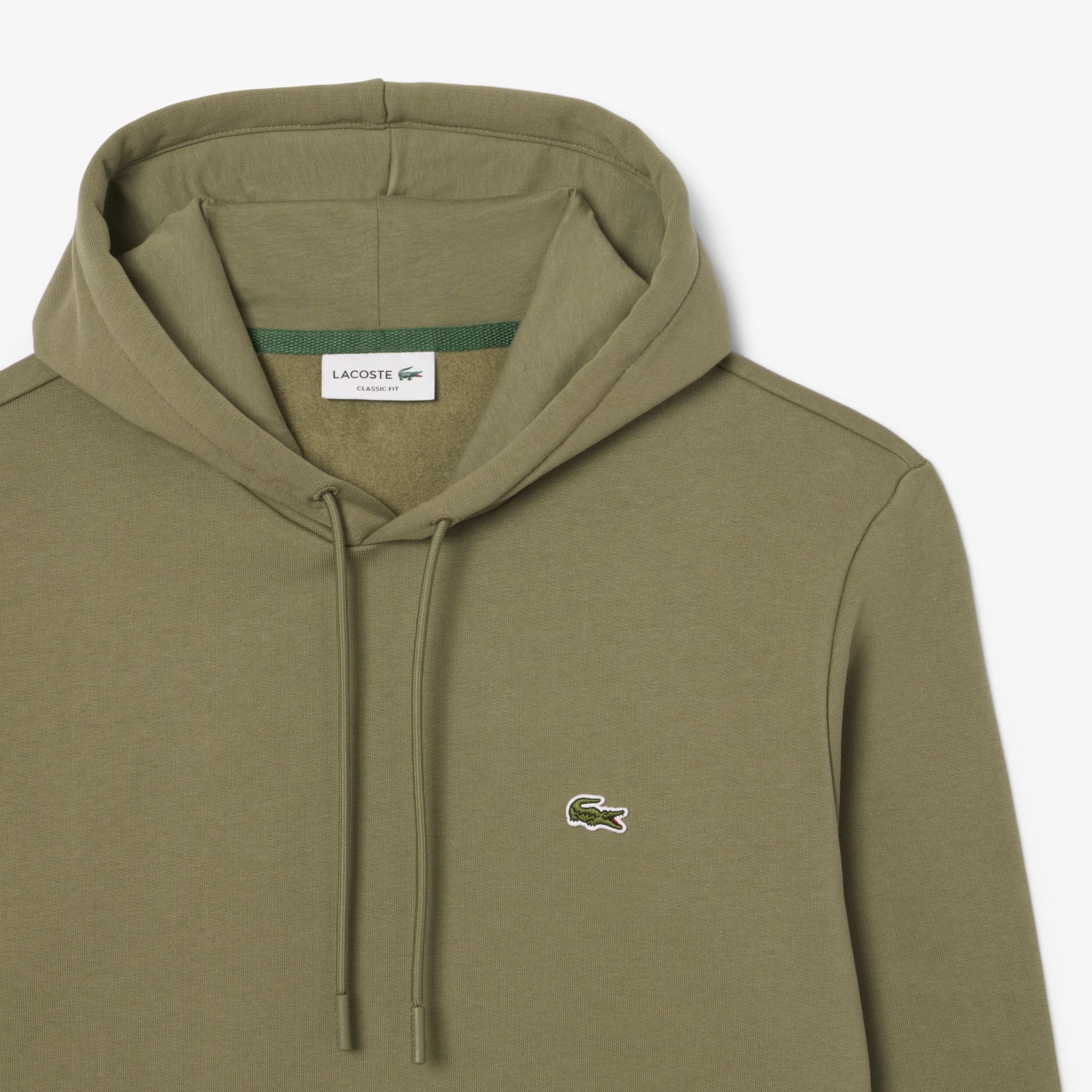Lacoste | Maglia Classic Fit Hoddy Uomo Verde Cachi - Fabbrica Ski Sises