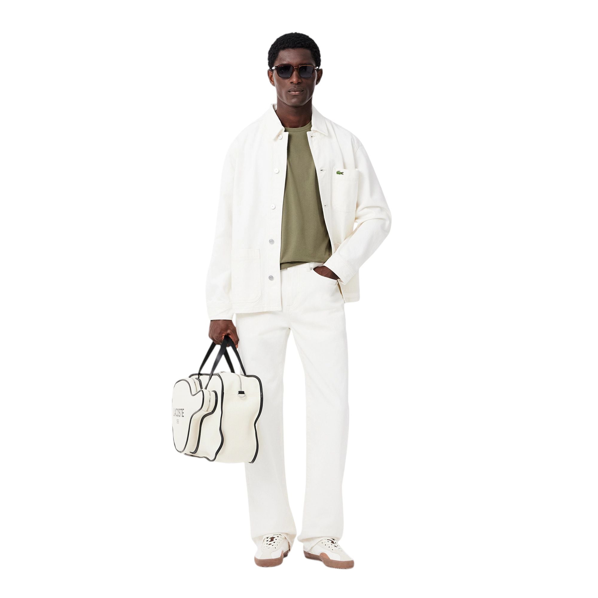 Lacoste | T-shirt Classic In Pima Uomo Verde Cachi - Fabbrica Ski Sises