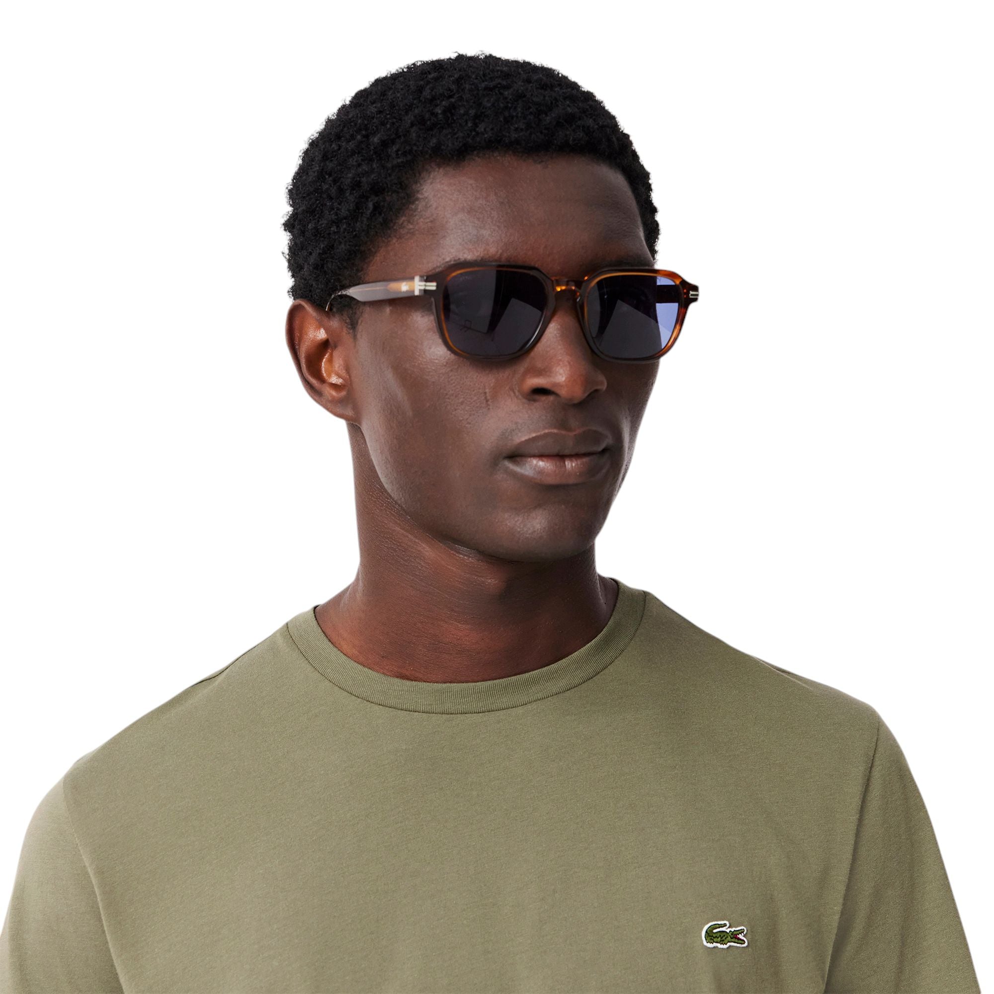 Lacoste | T-shirt Classic In Pima Uomo Verde Cachi - Fabbrica Ski Sises