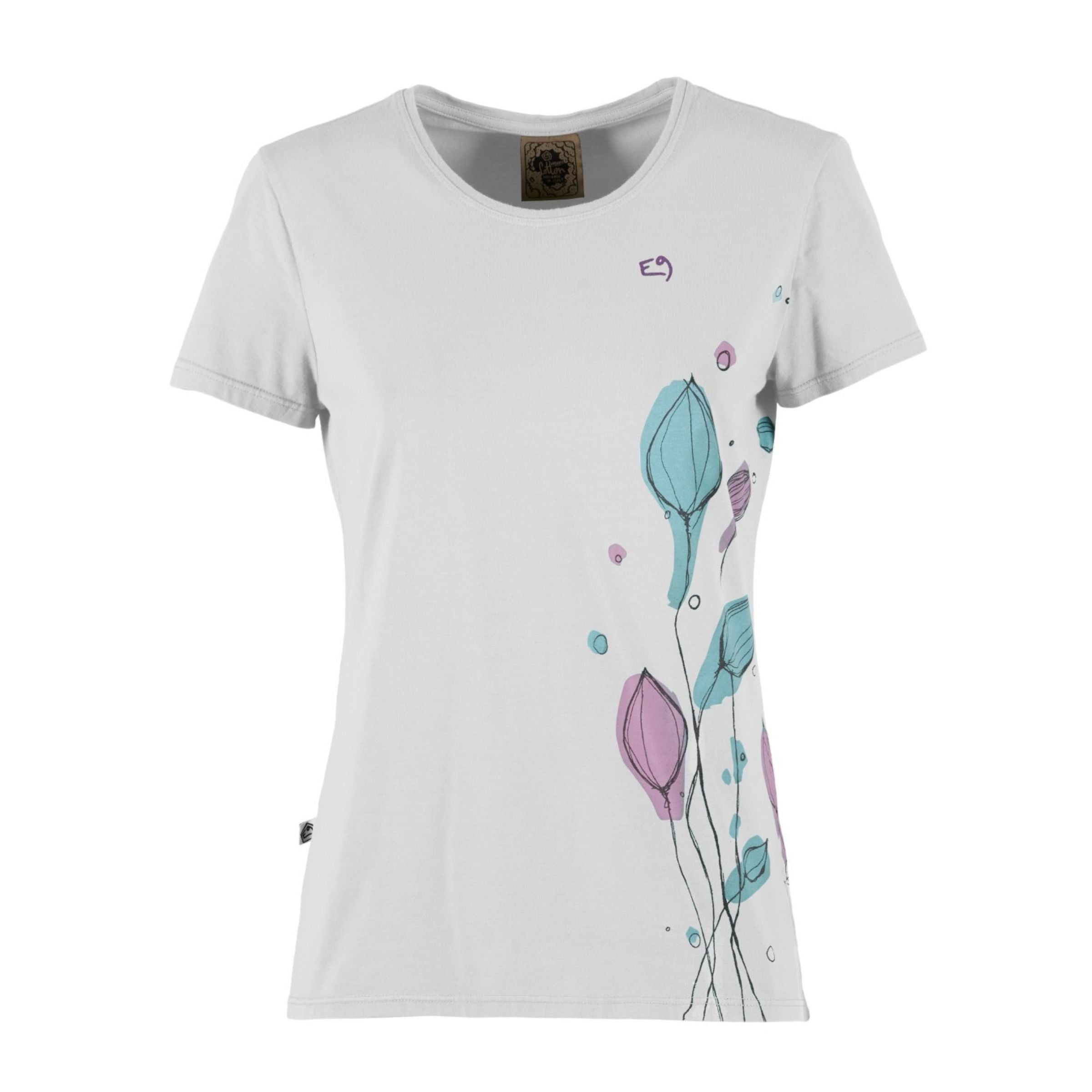 E9 | T-shirt Cipi Donna White - Fabbrica Ski Sises