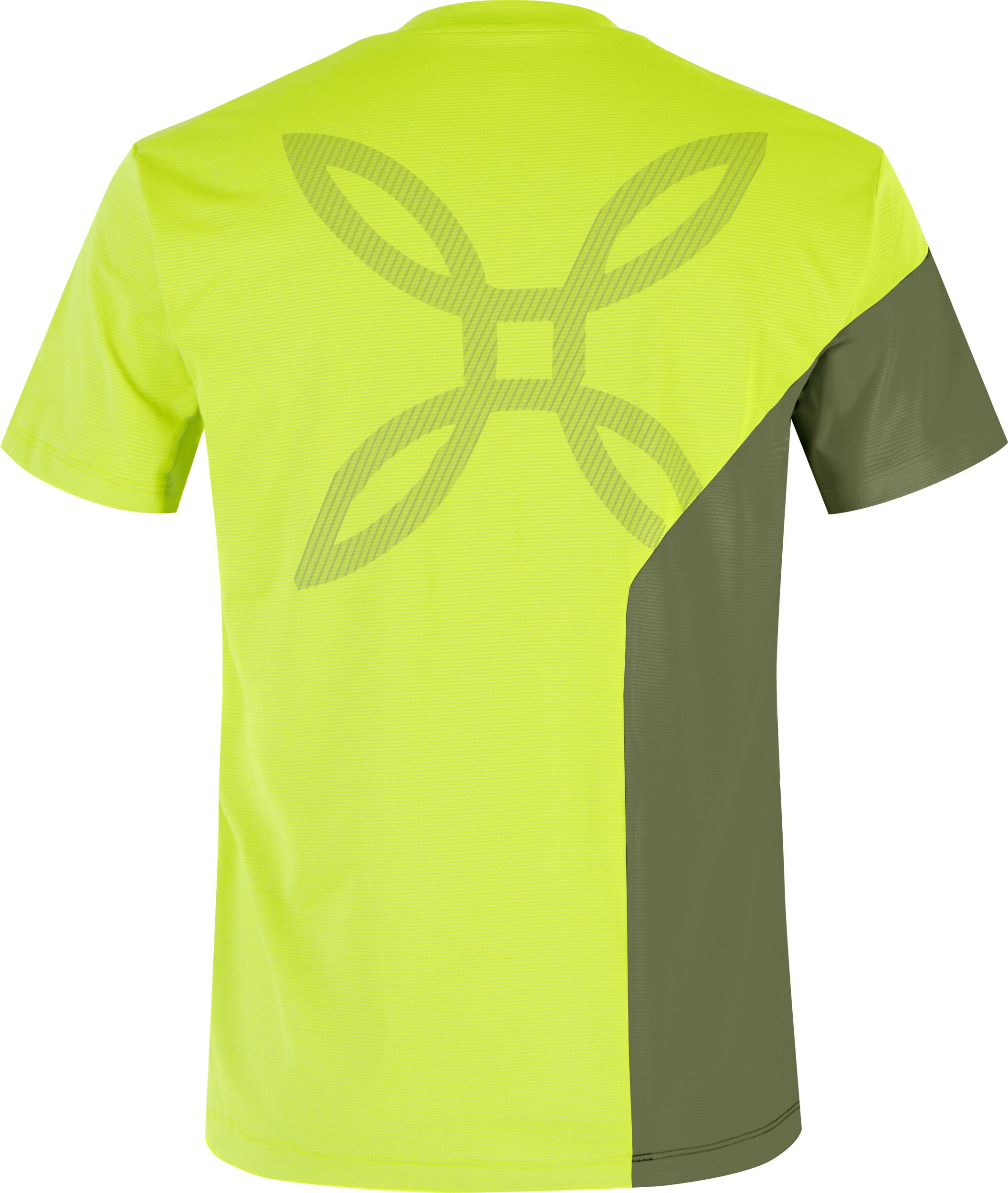 Montura | T-shirt Mix Up Uomo Verde Lime/Verde Salvia - Fabbrica Ski Sises