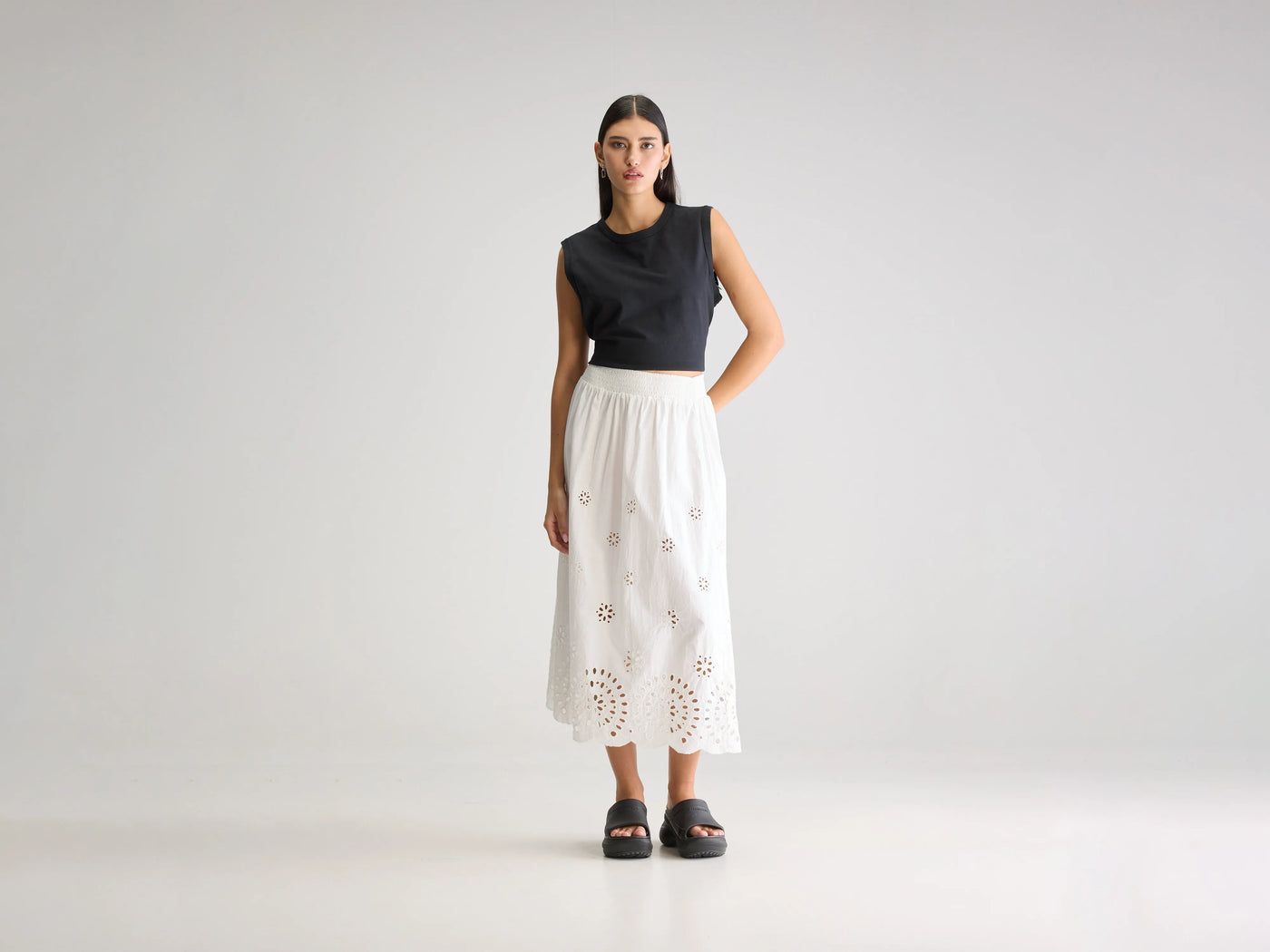 Bellerose | Gonna Dorine Donna White - Fabbrica Ski Sises