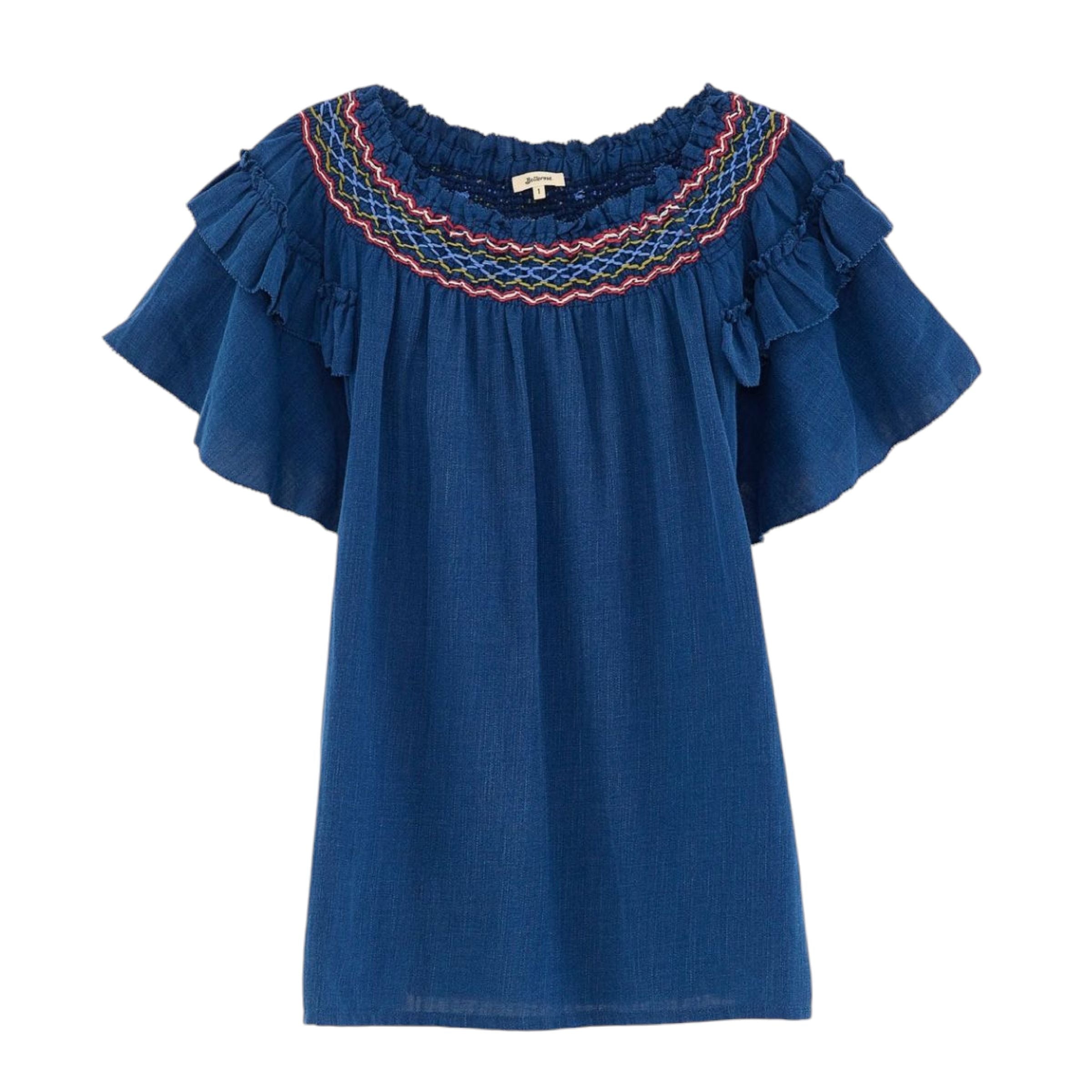 Bellerose | Camicia Cathy Donna Indigo - Fabbrica Ski Sises