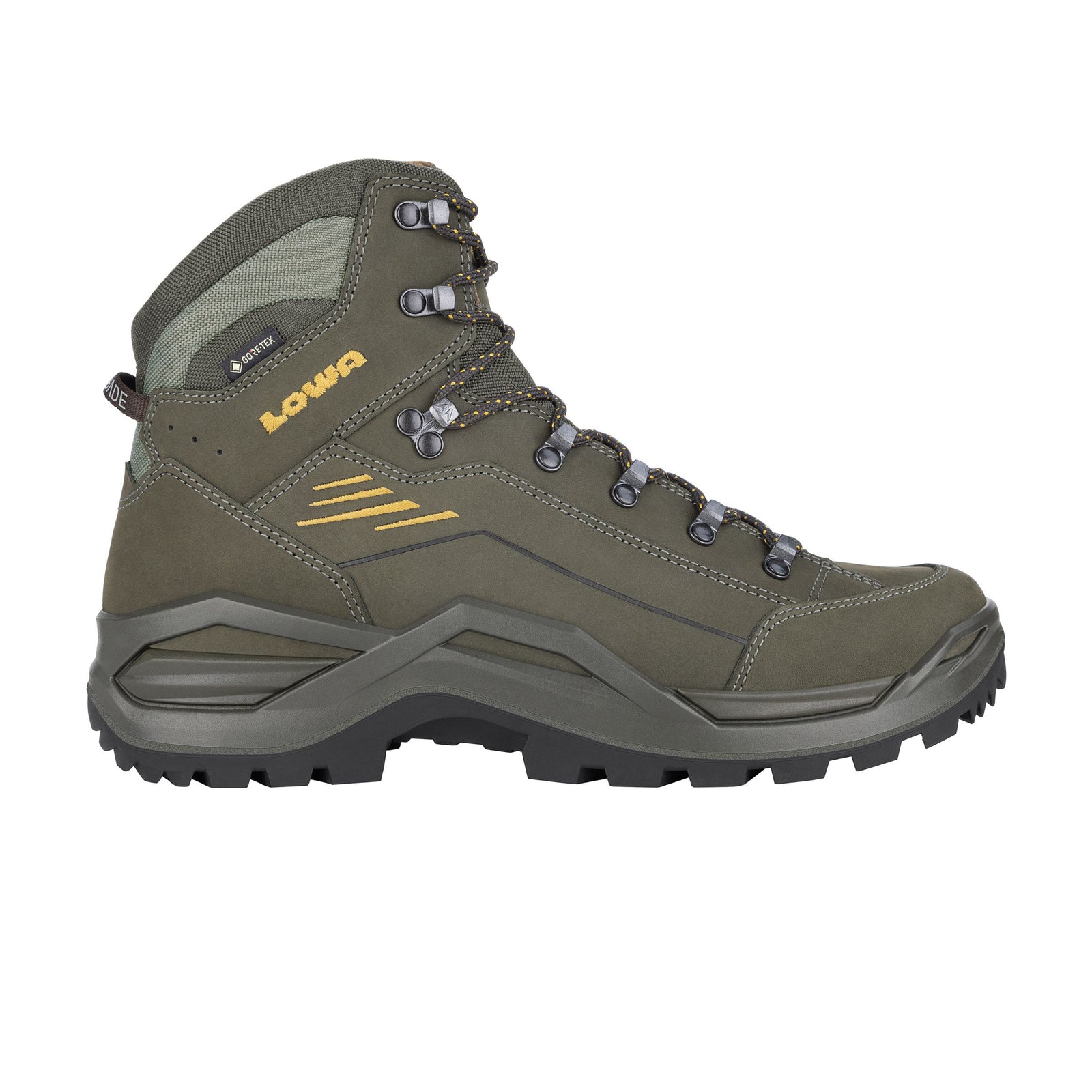 Lowa | Scarpe Renegade Evo GTX Mid Uomo Olive/Mustard - Fabbrica Ski Sises