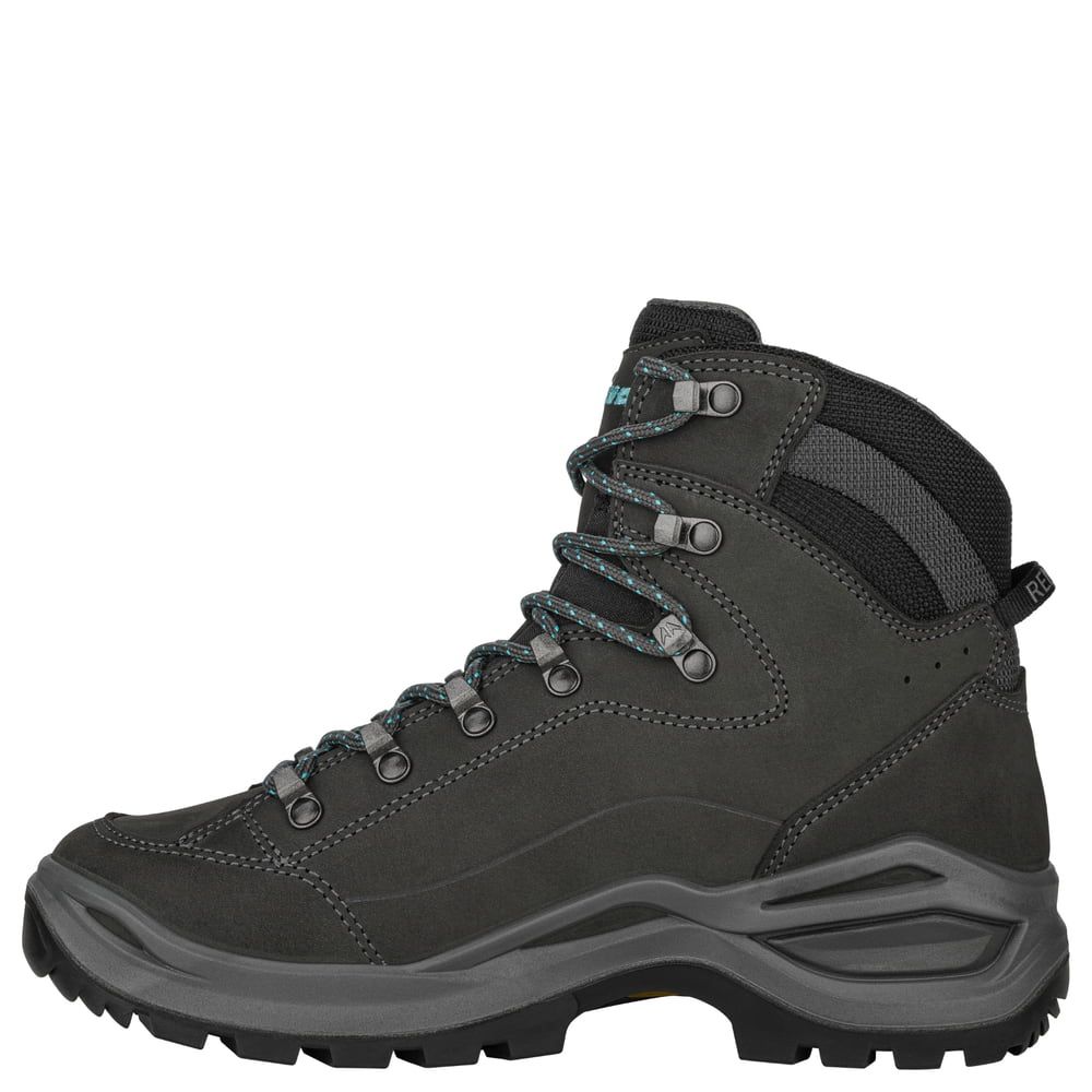Lowa | Scarpe Renegade Evo GTX Mid Donna Asphalt/Turquise - Fabbrica Ski Sises