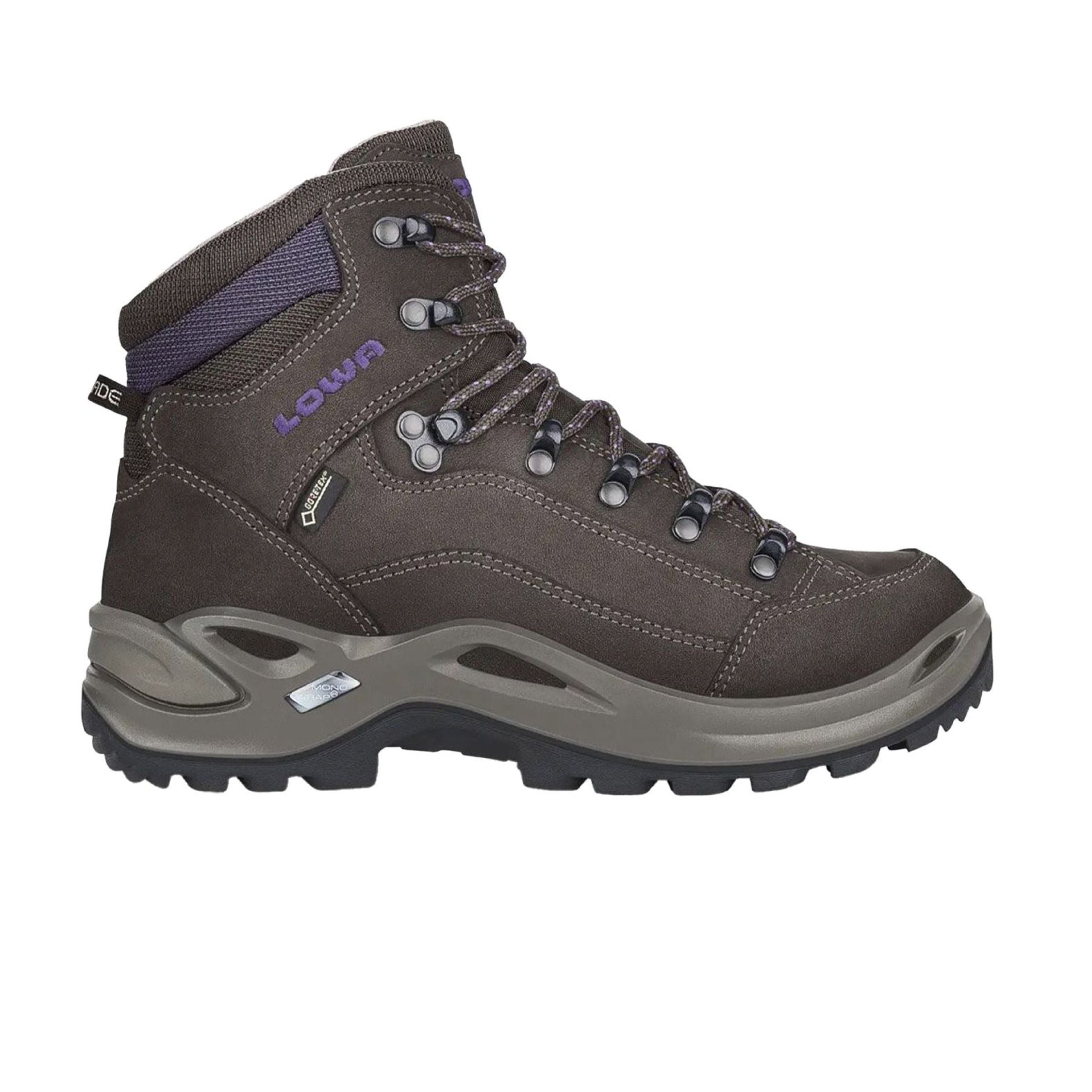 Lowa | Scarpe Renegade GTX Mid Donna Slate/Blackberry - Fabbrica Ski Sises