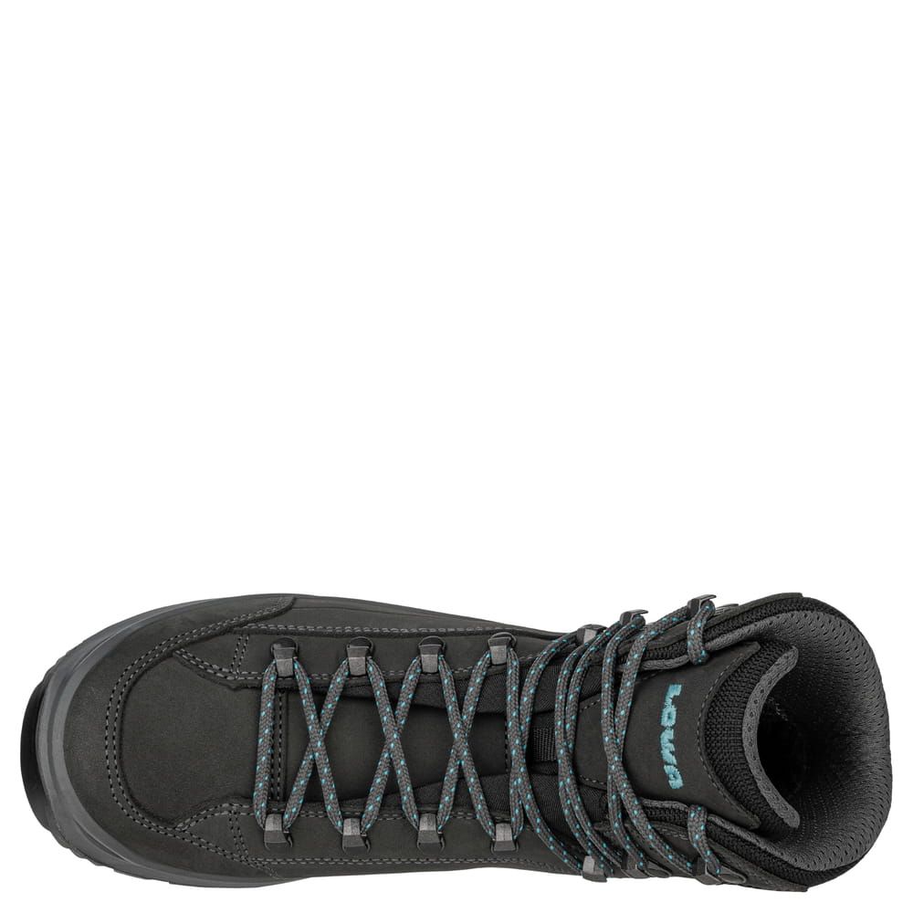 Lowa | Scarpe Renegade Evo GTX Mid Donna Asphalt/Turquise - Fabbrica Ski Sises