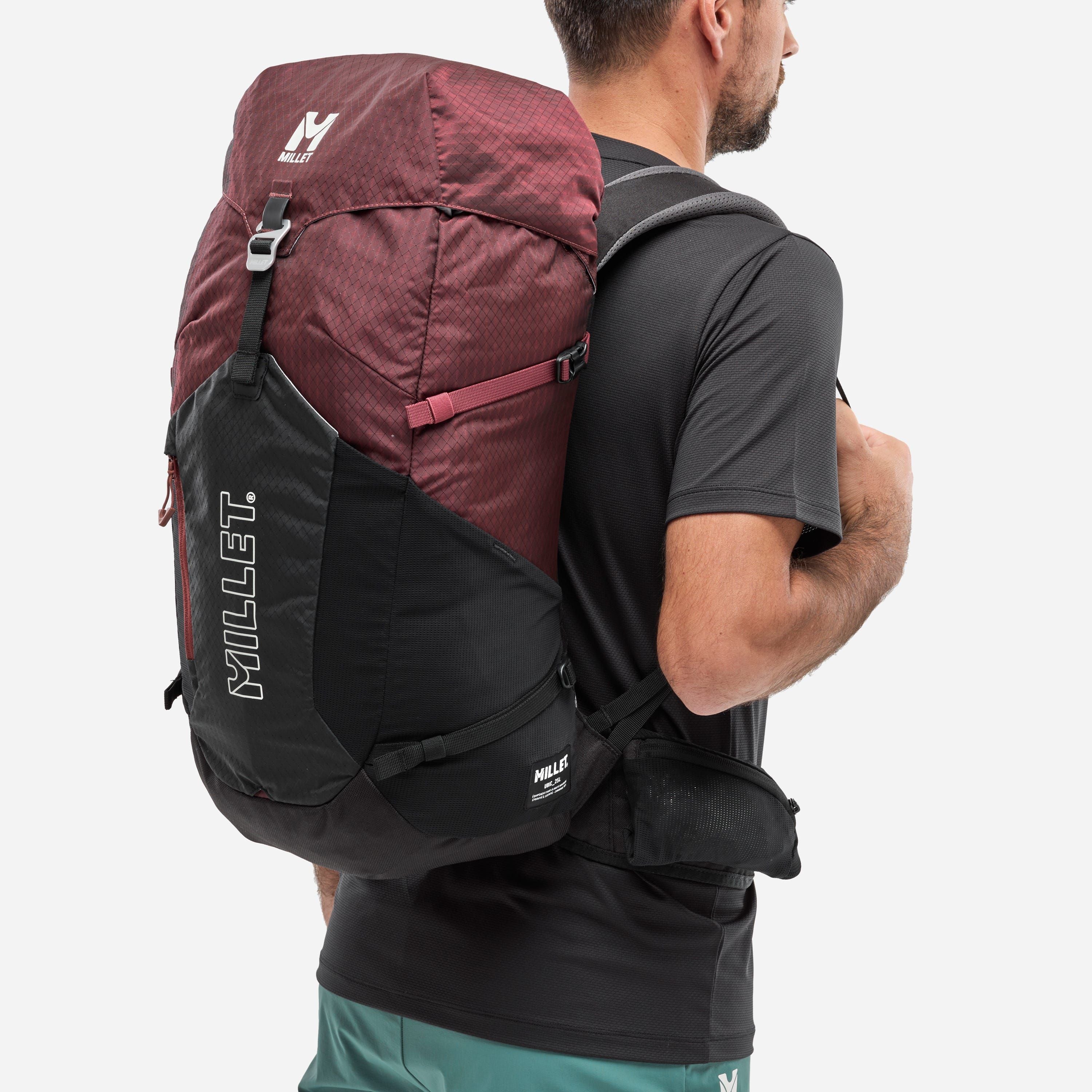 Millet | Zaino Ubic 25 Black/Dark Red - Fabbrica Ski Sises