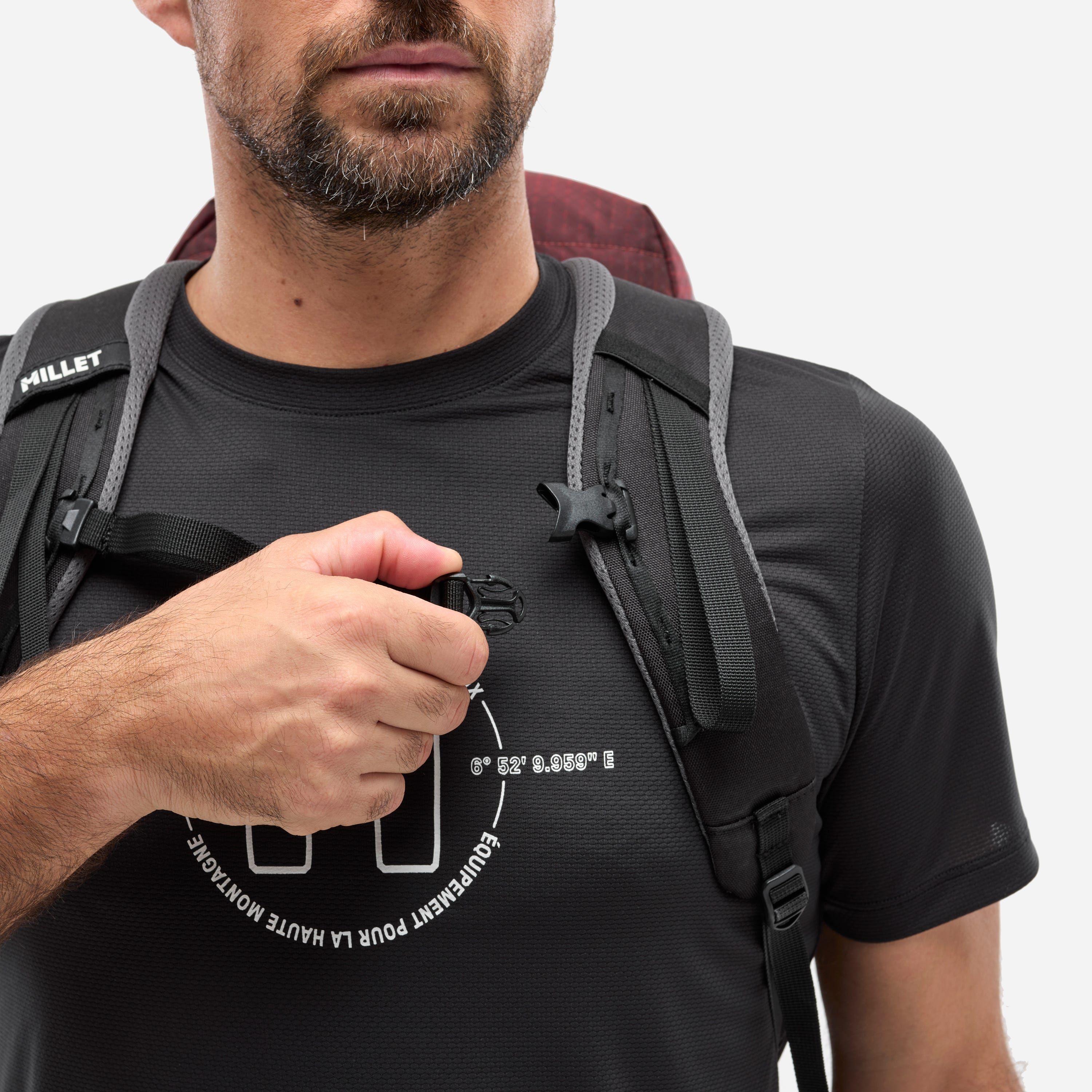 Millet | Zaino Ubic 25 Black/Dark Red - Fabbrica Ski Sises