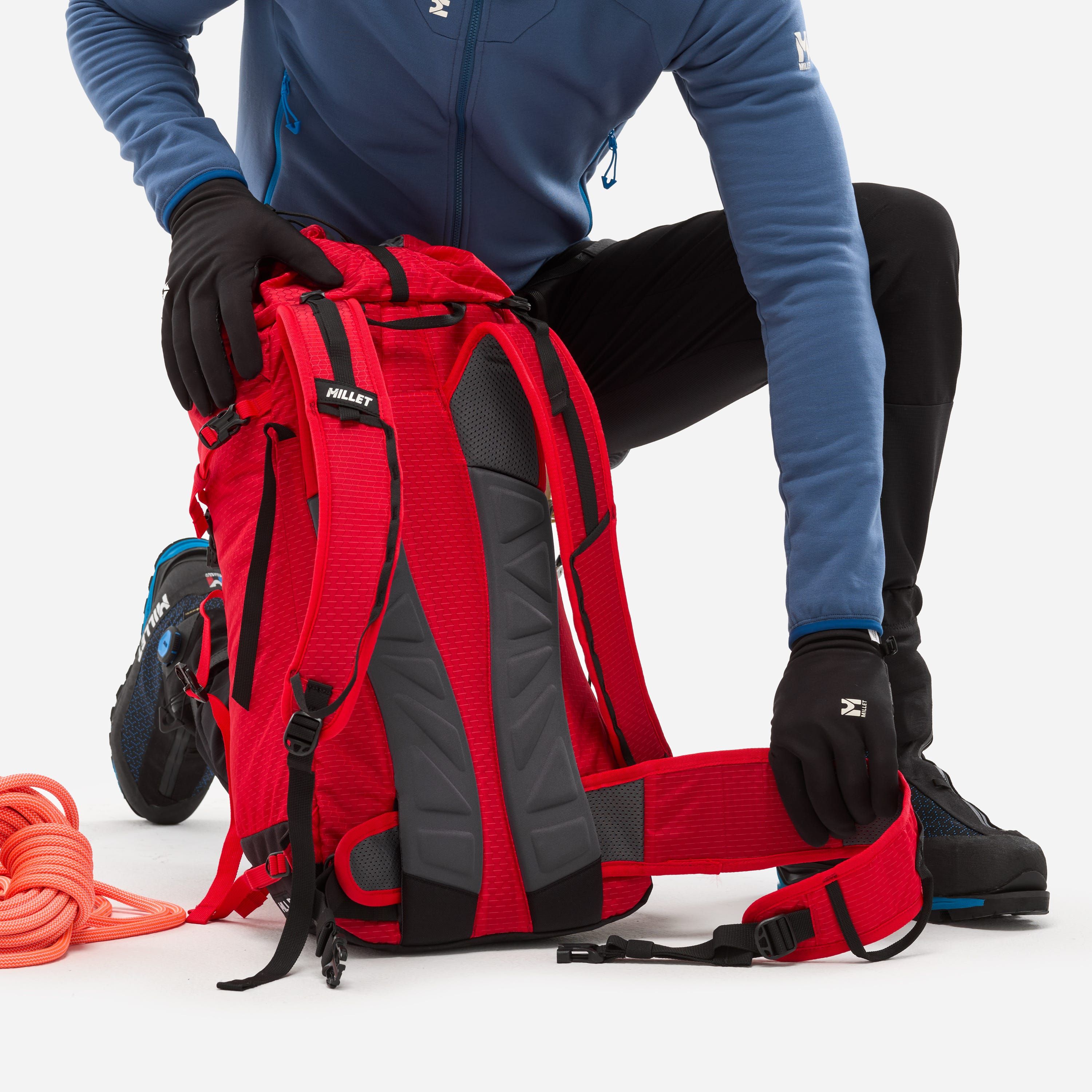 Millet | Zaino Peuterey 35+10 Red - Fabbrica Ski Sises