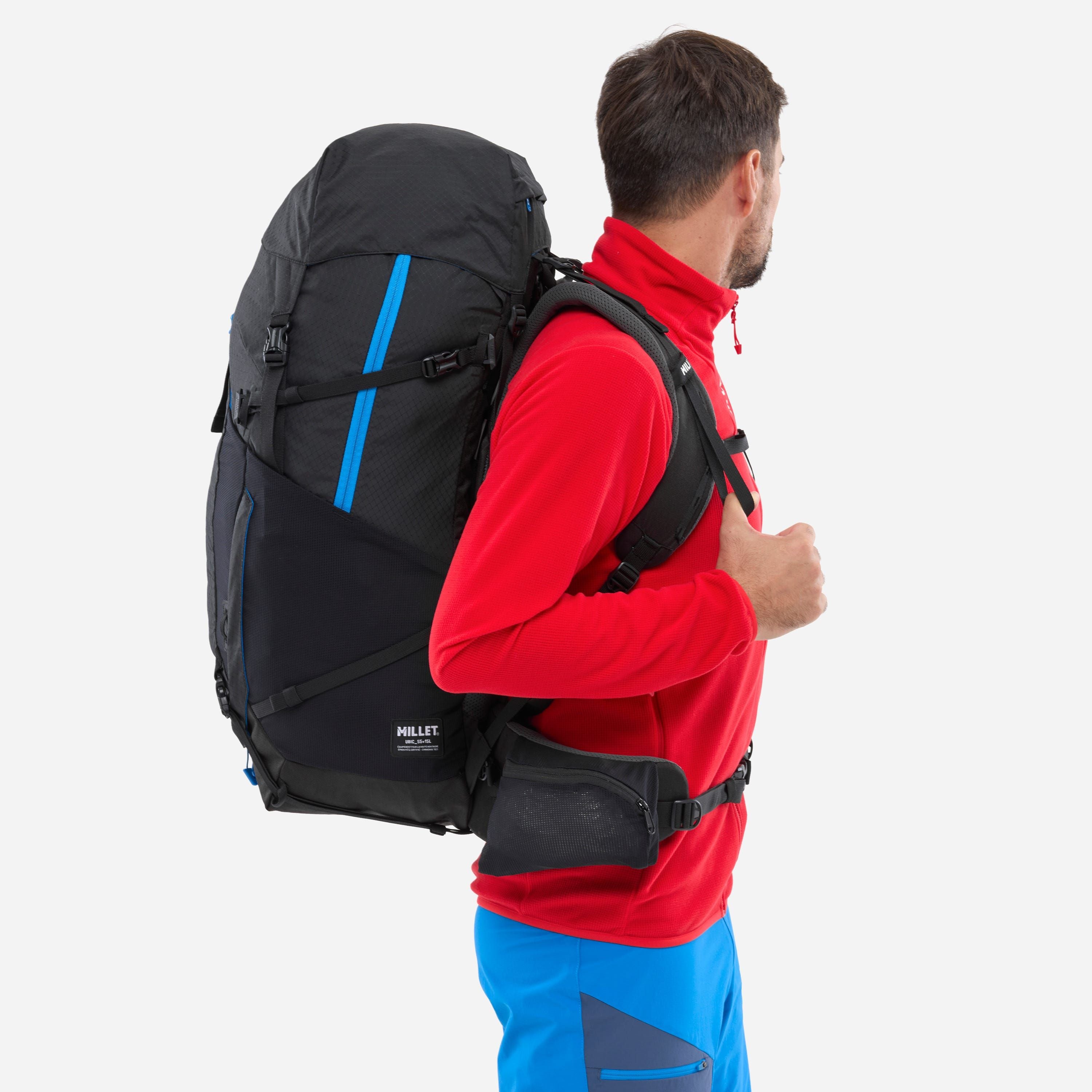 Millet | Zaino Ubic 55+15 Black - Fabbrica Ski Sises
