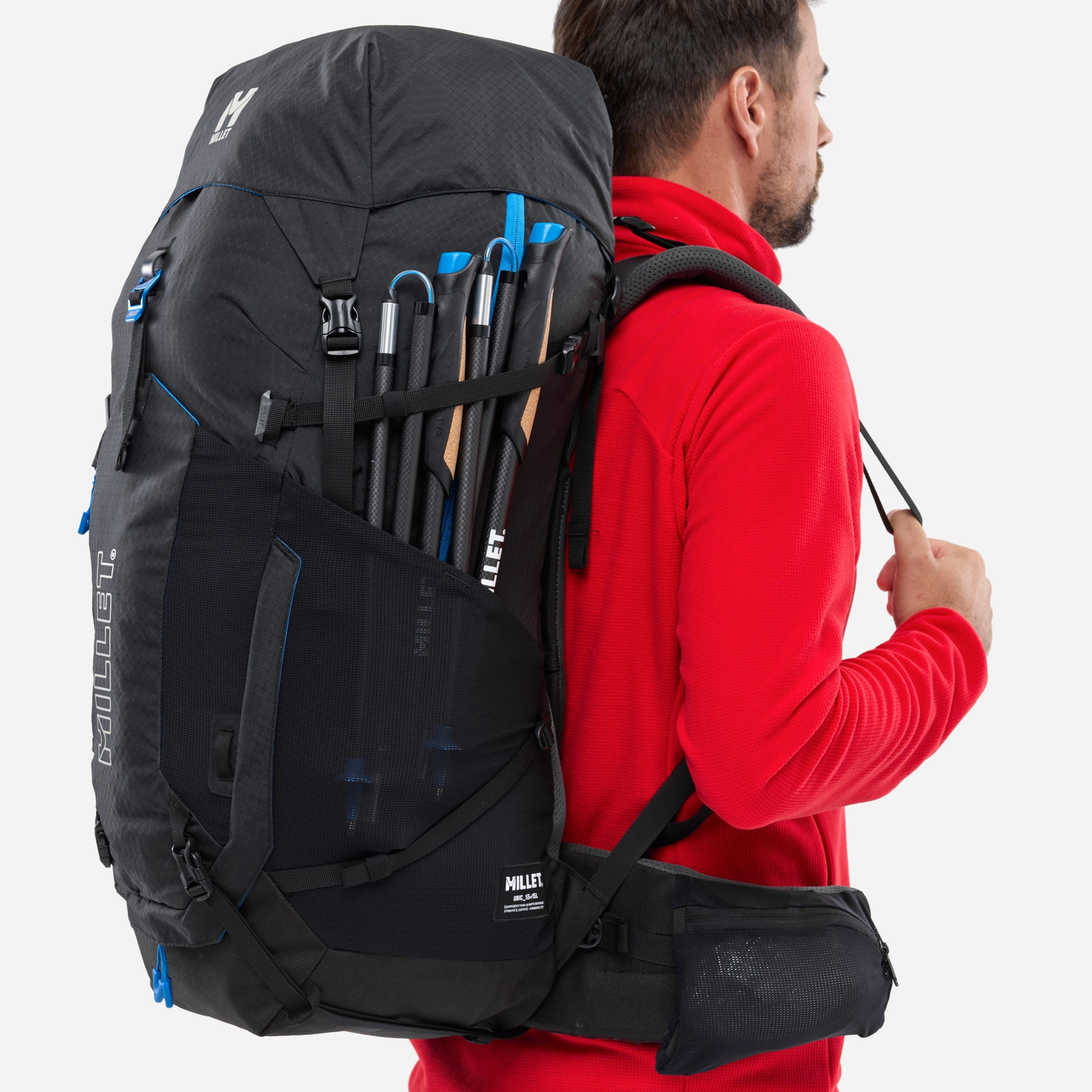 Millet | Zaino Ubic 55+15 Black - Fabbrica Ski Sises