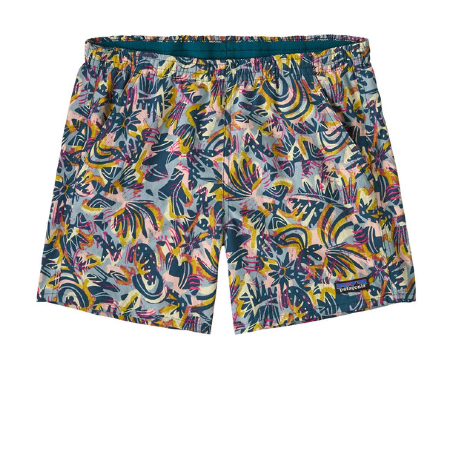 Patagonia | Pantaloncini Beggies 5 IN Donna Wild Botanist/Tidal Teal - Fabbrica Ski Sises