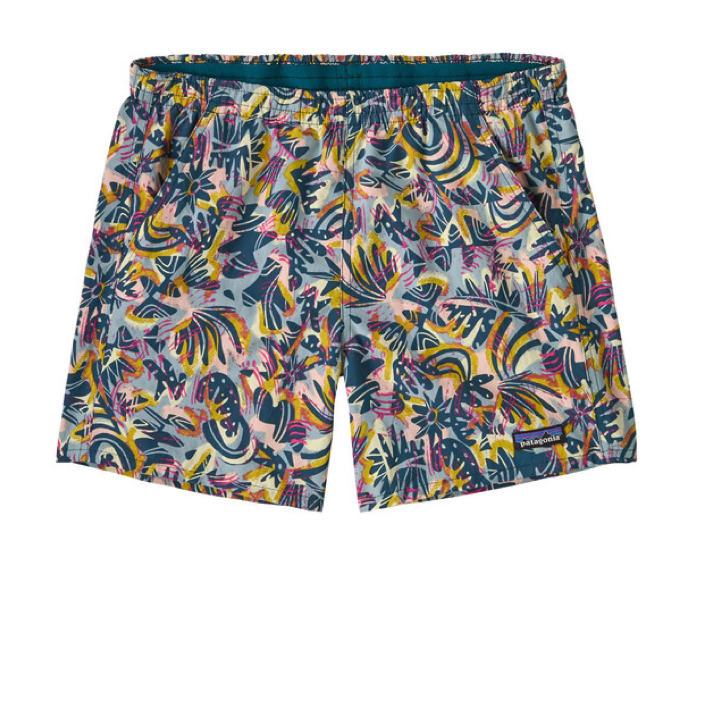 Patagonia | Pantaloncini Beggies 5 IN Donna Wild Botanist/Tidal Teal - Fabbrica Ski Sises