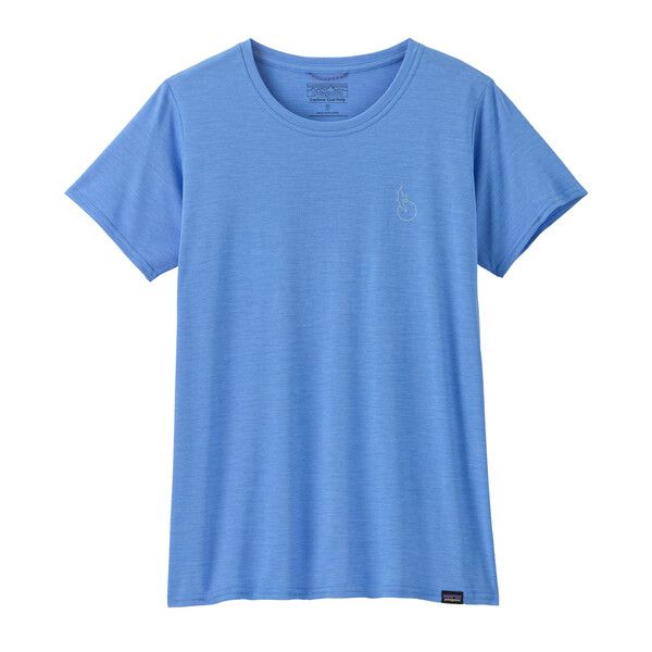 Patagonia | T-shirt Cap Cool Daily Graphic Donna Swelldrifter/Abundant Blue - Fabbrica Ski Sises
